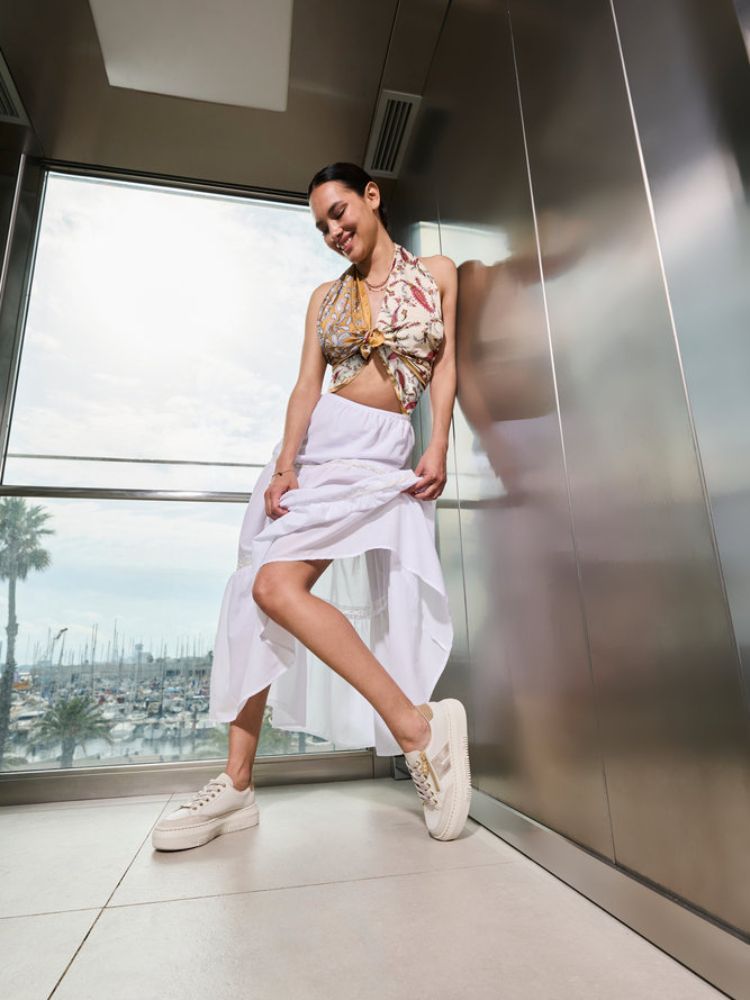 Rieker - Offwhite sneakers