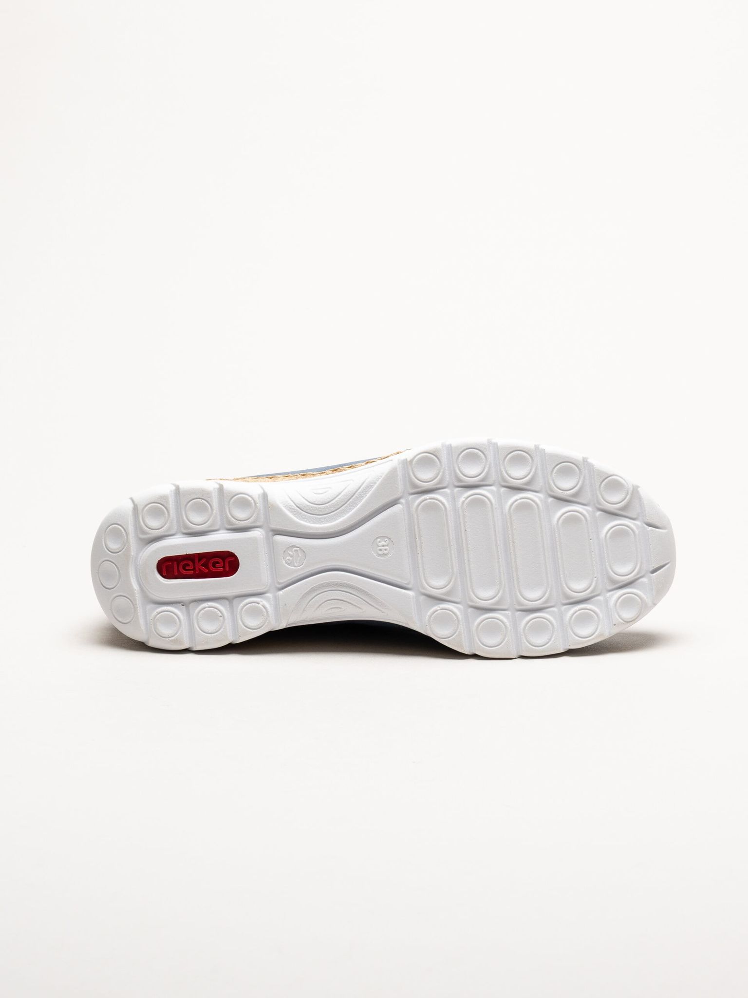 Rieker - Blå sneakers i skinnimitation