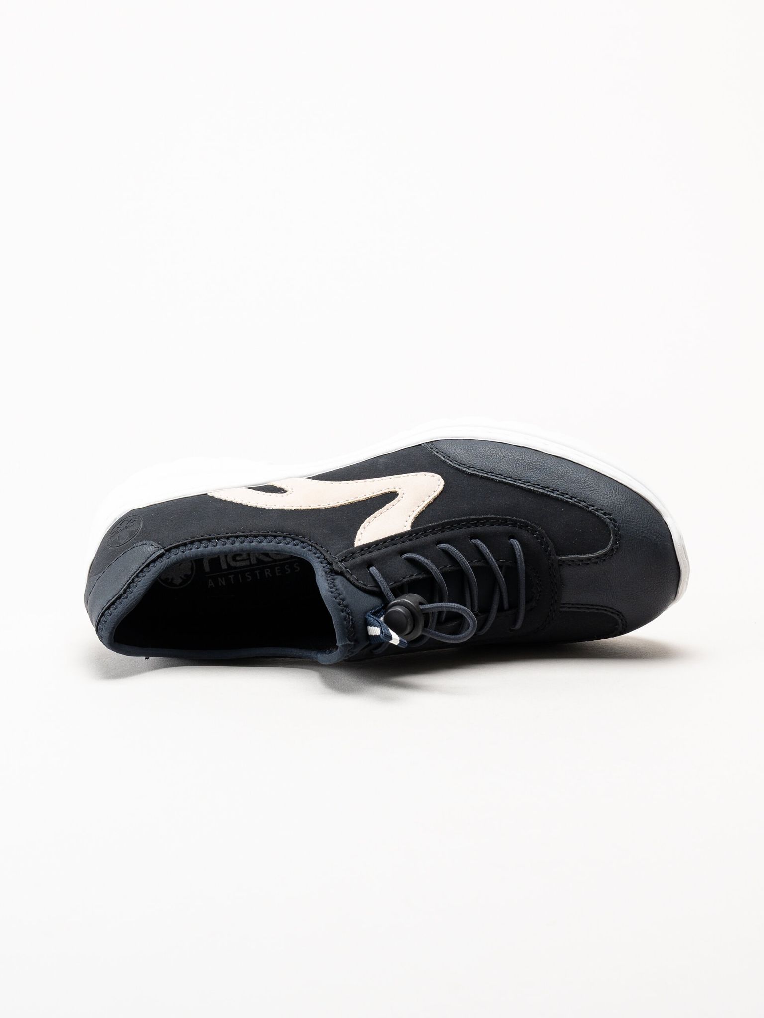Rieker - Mörkblå slip on sneakers
