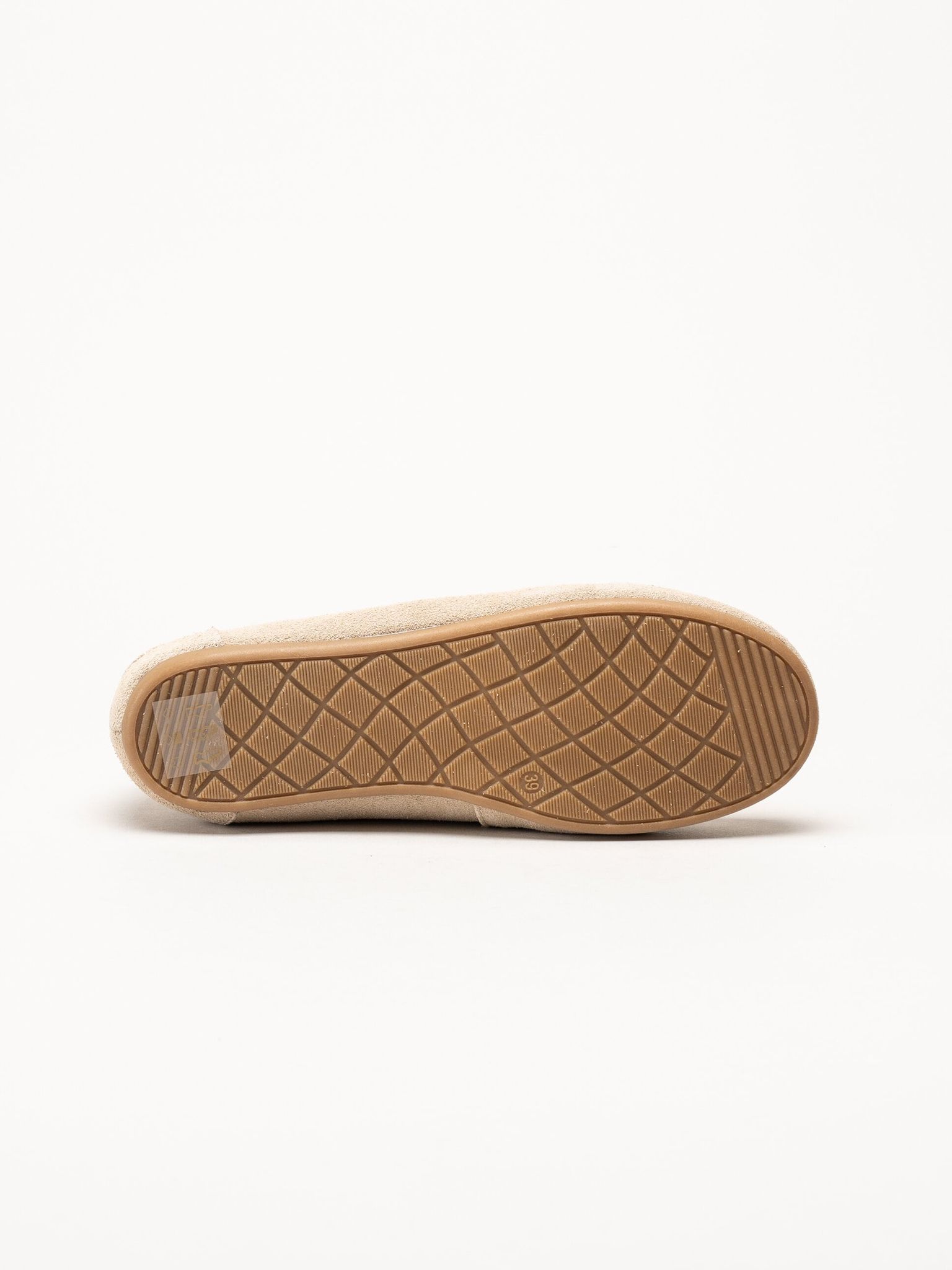Duffy - Maucini Due - Beige loafers i mocka