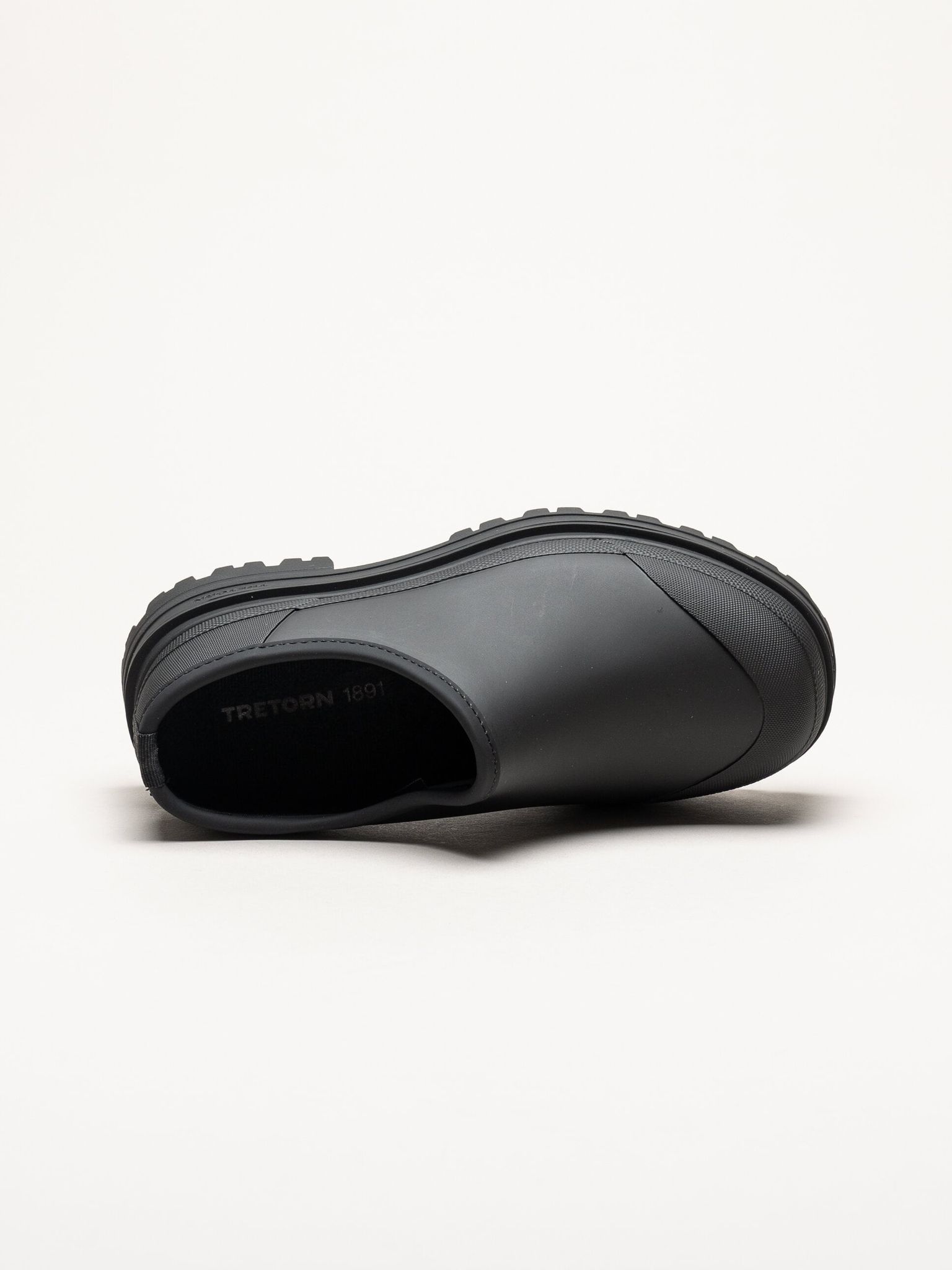 Tretorn - Ari Clog - Svarta slip on skor i naturgummi