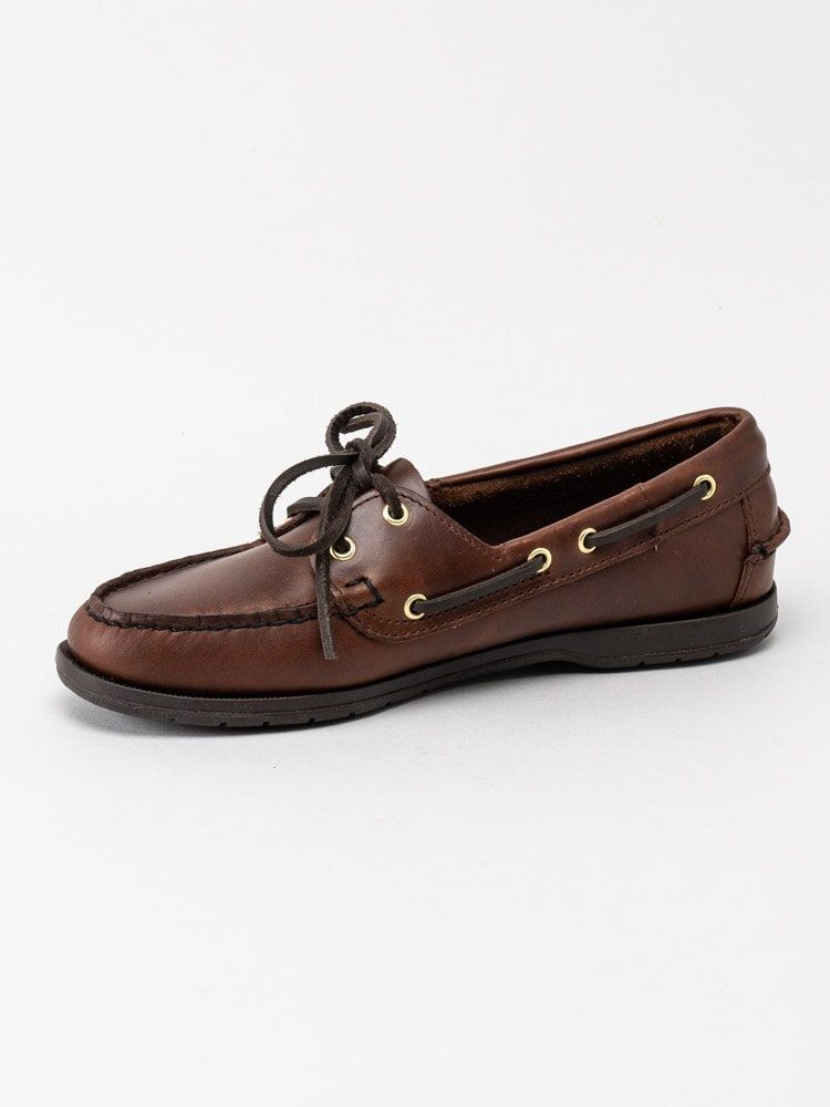 Sebago - Victory Waxy - Mörkbruna seglarskor i skinn