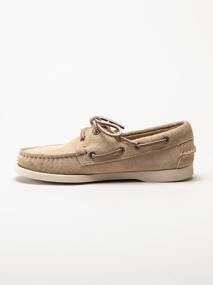 Sebago - Portland Flesh Out - Beige seglarsko i mocka