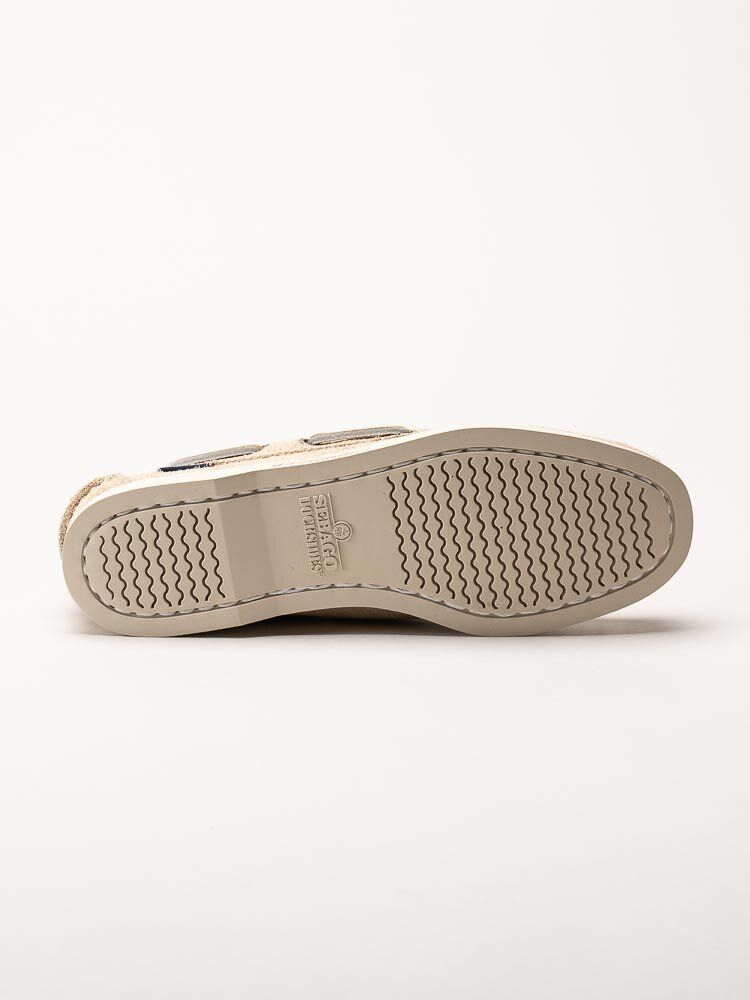 Sebago - Portland Flesh Out - Beige seglarsko i mocka