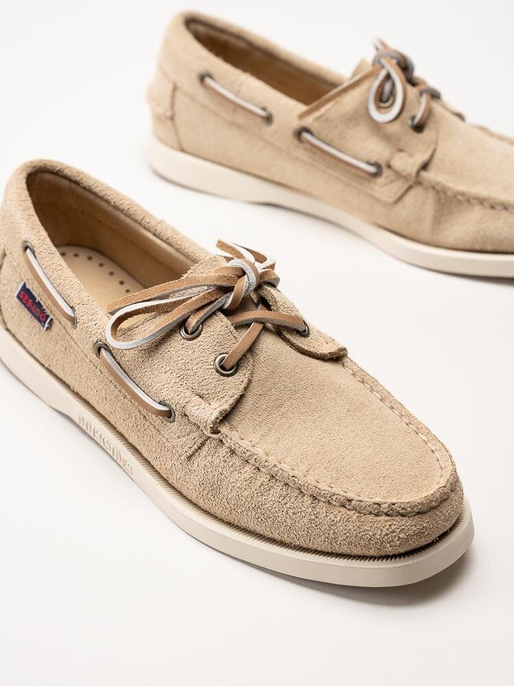 Sebago - Portland Flesh Out - Beige seglarsko i mocka