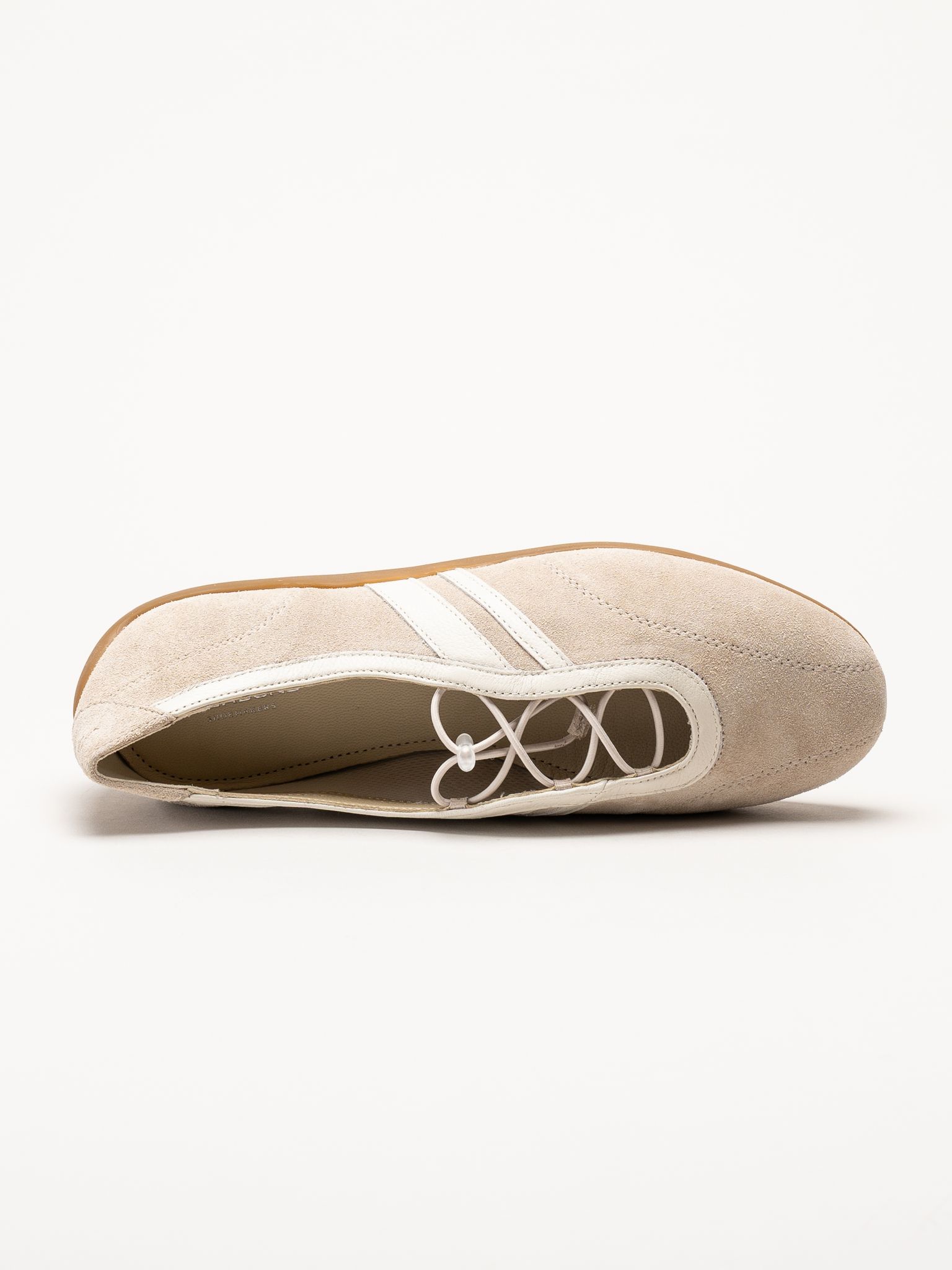 Vagabond - Hollie - Offwhite sportiga ballerinaskor