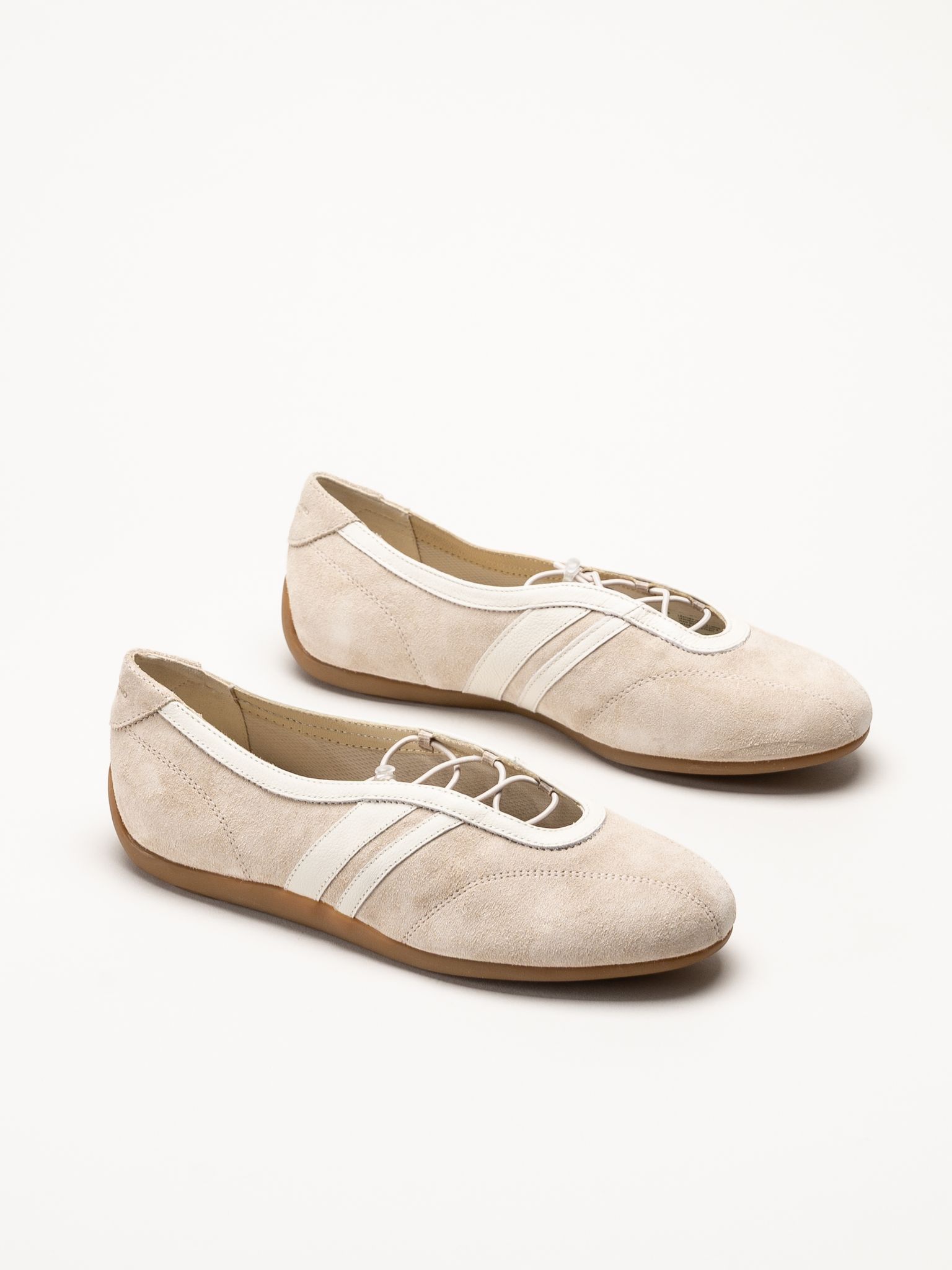 Vagabond - Hollie - Offwhite sportiga ballerinaskor