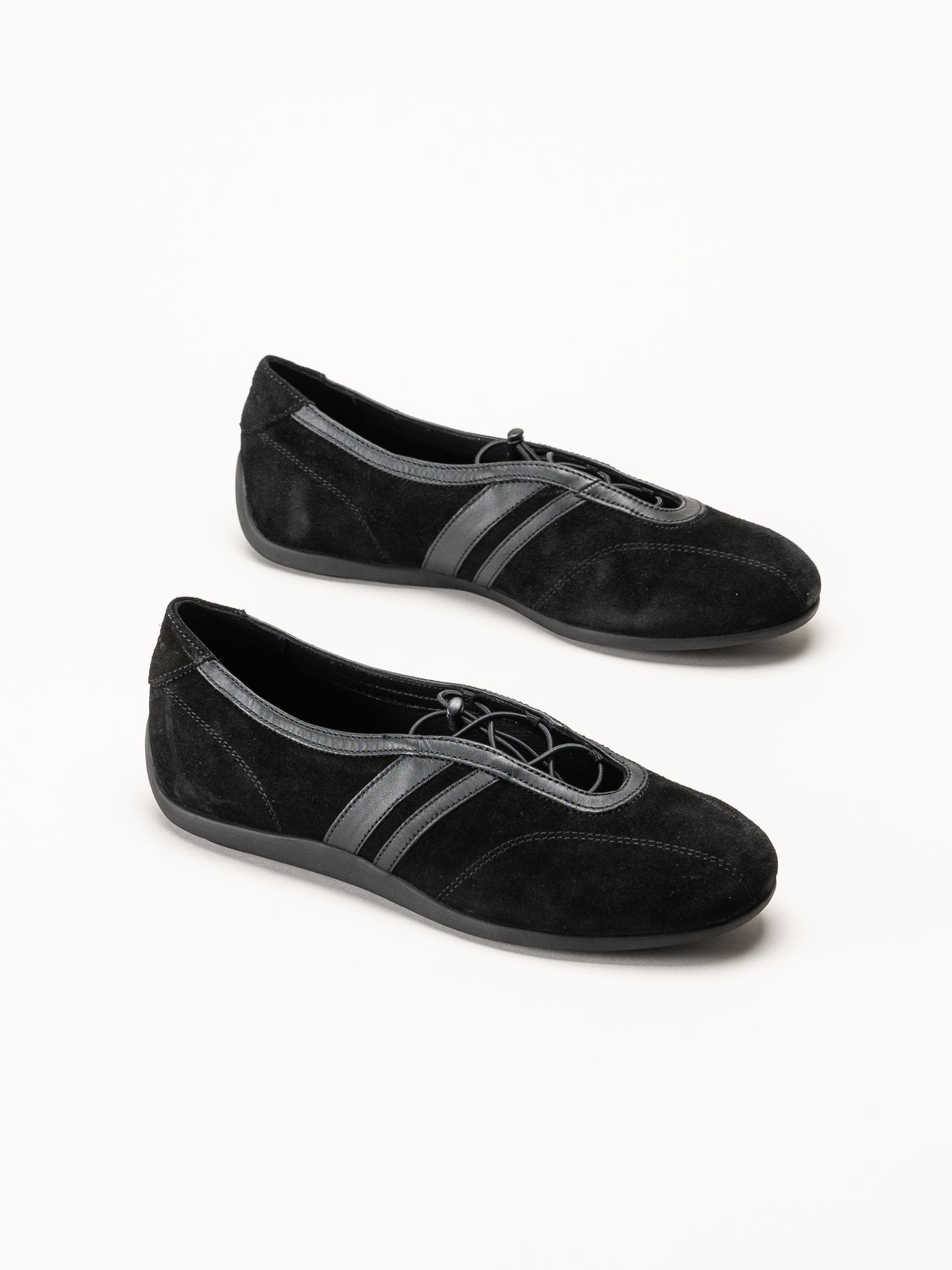 Vagabond - Hollie - Svarta sportiga ballerinaskor