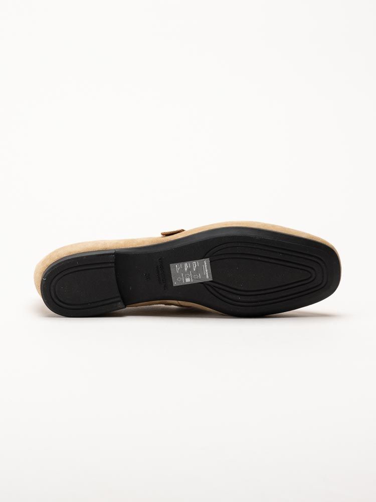 Vagabond - Jolin - Beige ballerinaskor i mocka