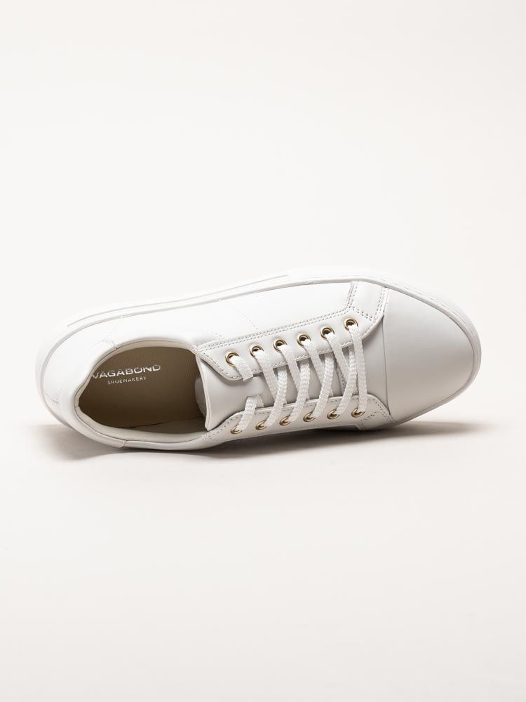 Vagabond - Zoe - Vita sneakers i skinn