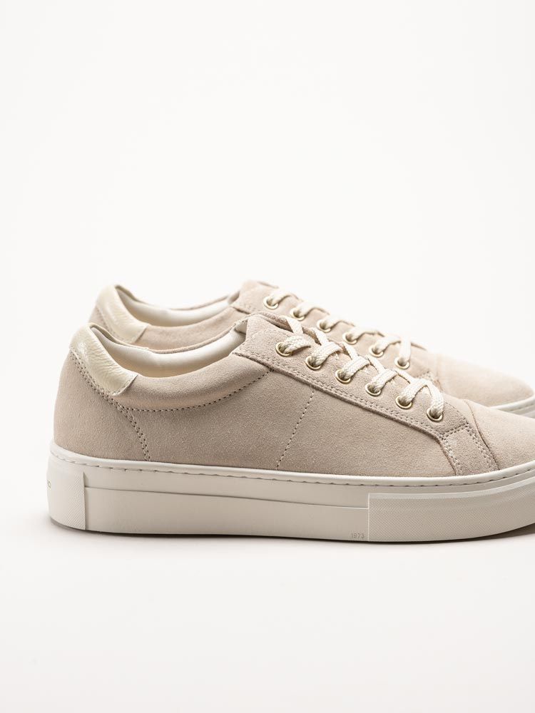 Vagabond - Zoe - Ljusbeige sneakers i mocka