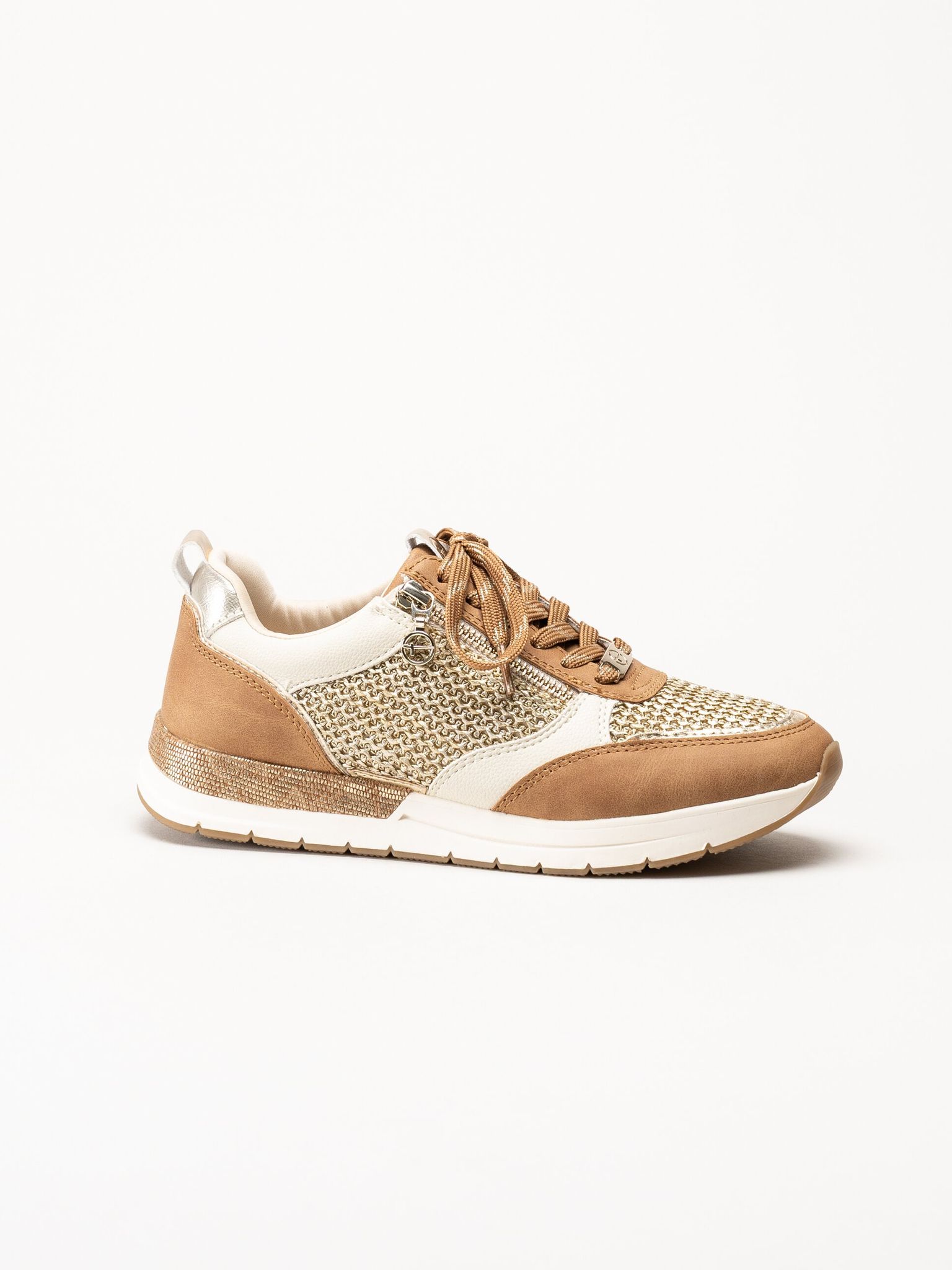 Tamaris - Bruna sneakers med dragkedja