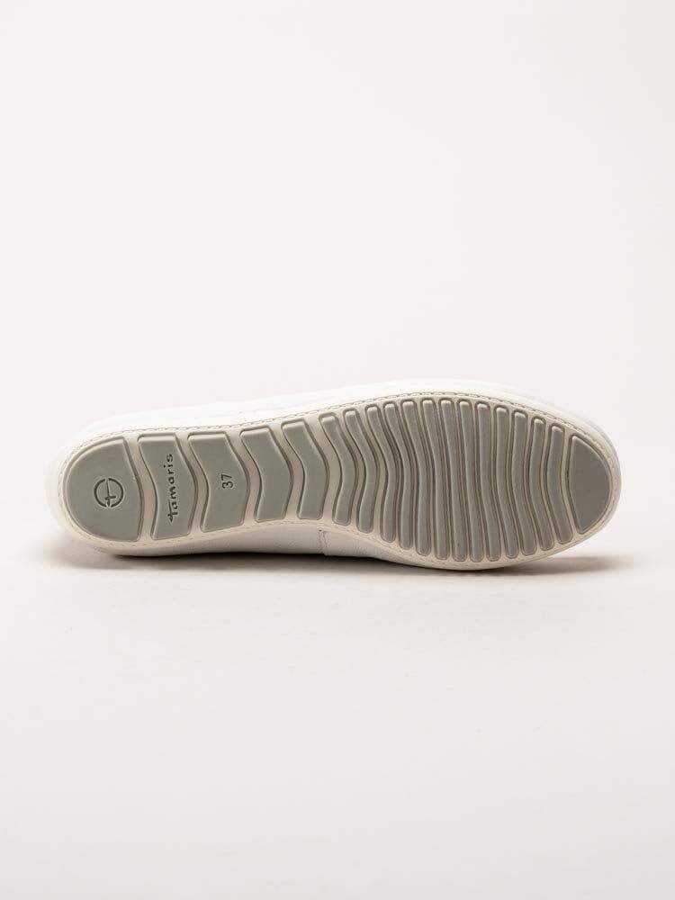 Tamaris - Vita loafers i skinn