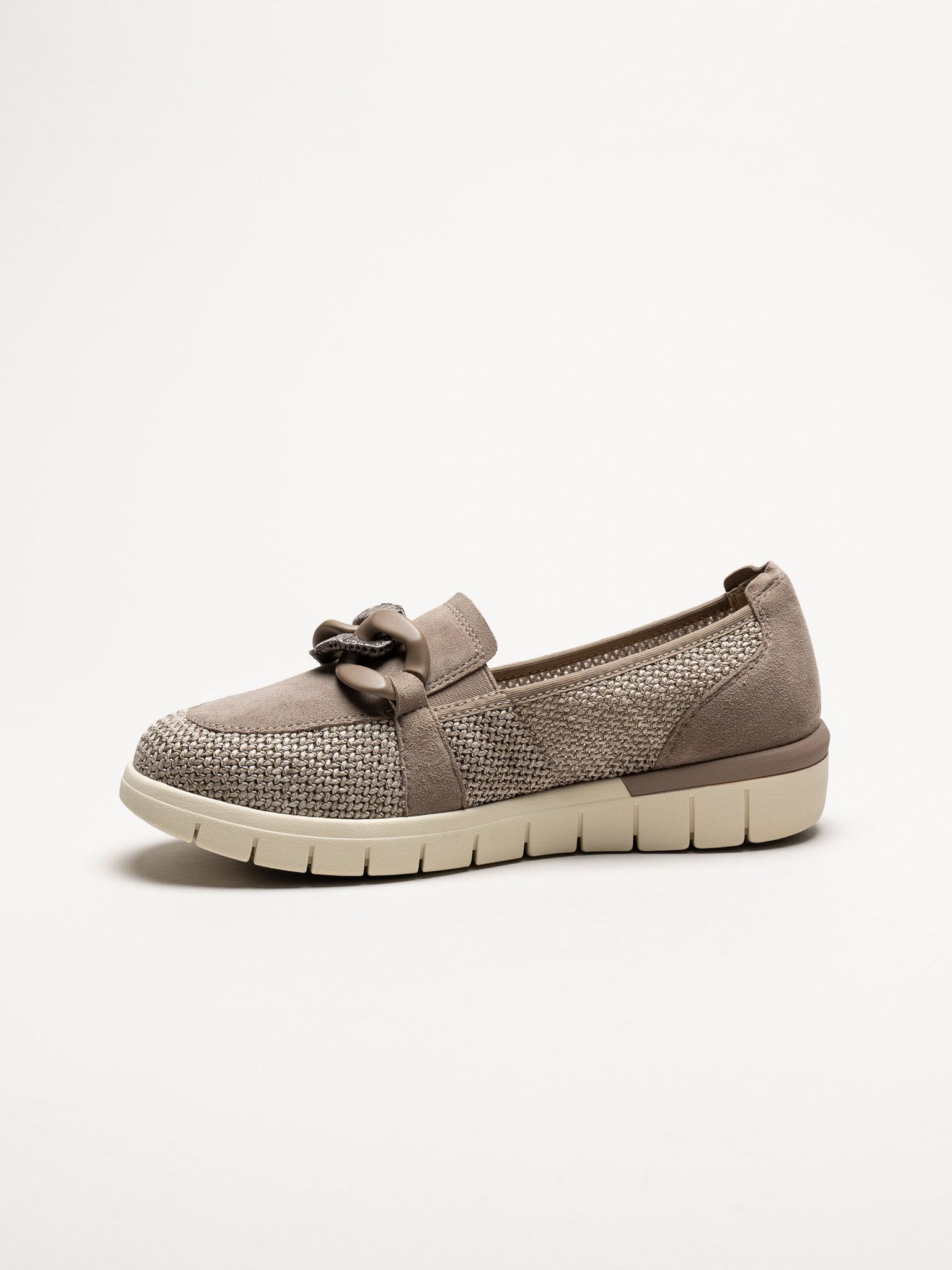 Caprice - Bruna pennyloafers i mocka