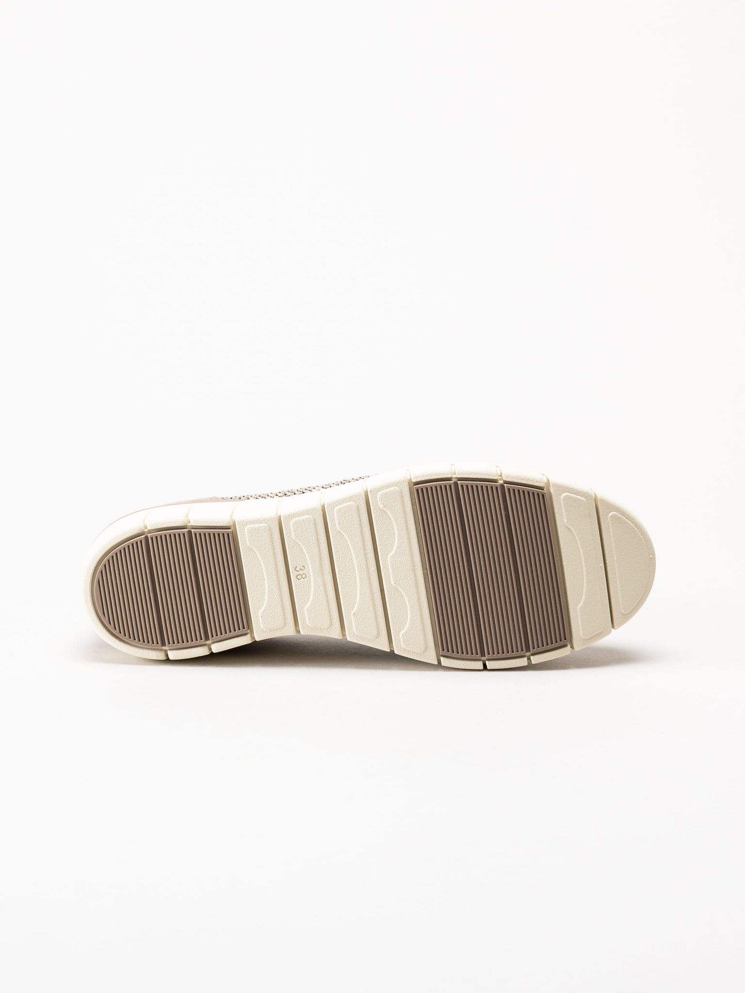 Caprice - Bruna pennyloafers i mocka