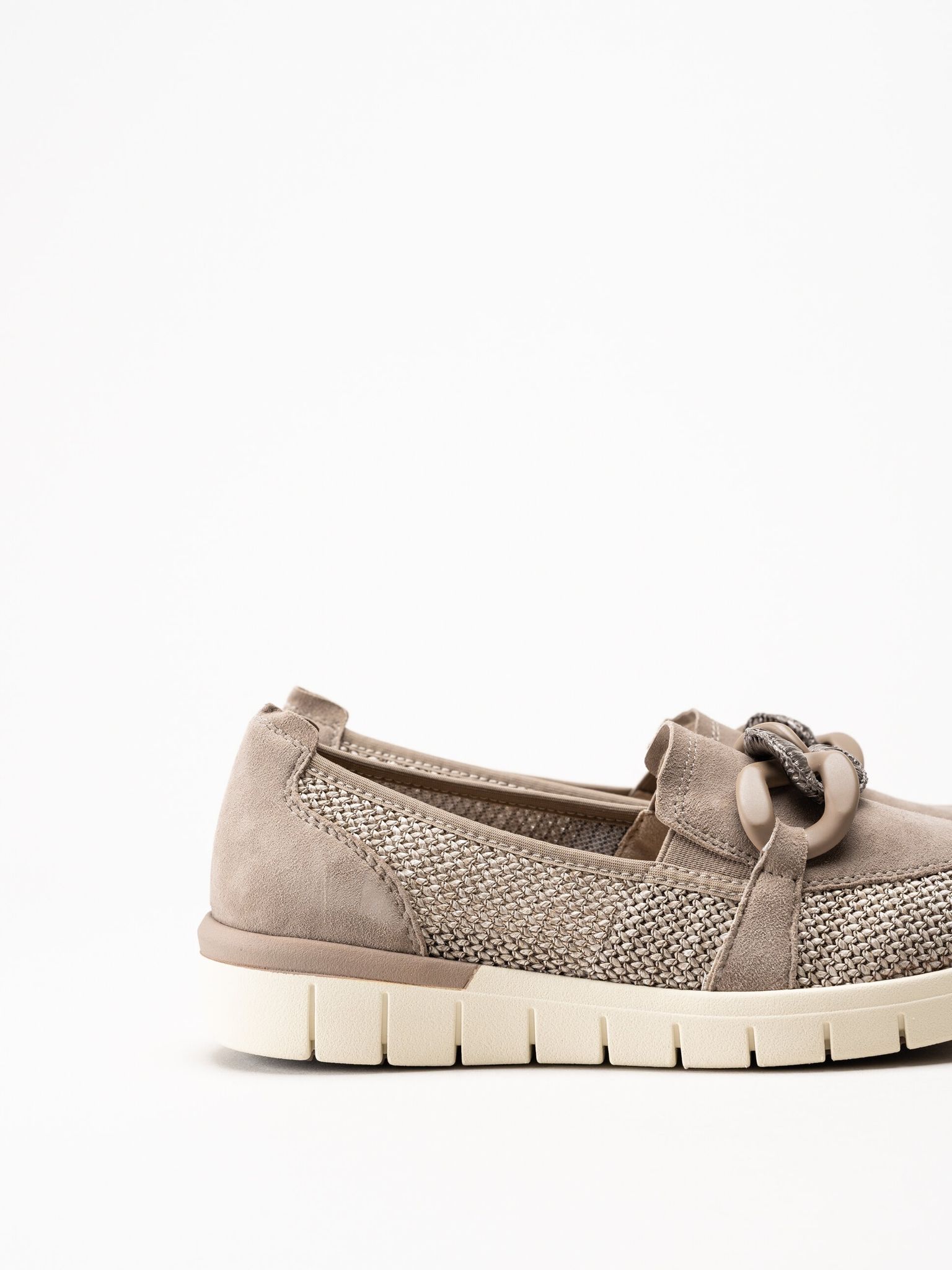 Caprice - Bruna pennyloafers i mocka