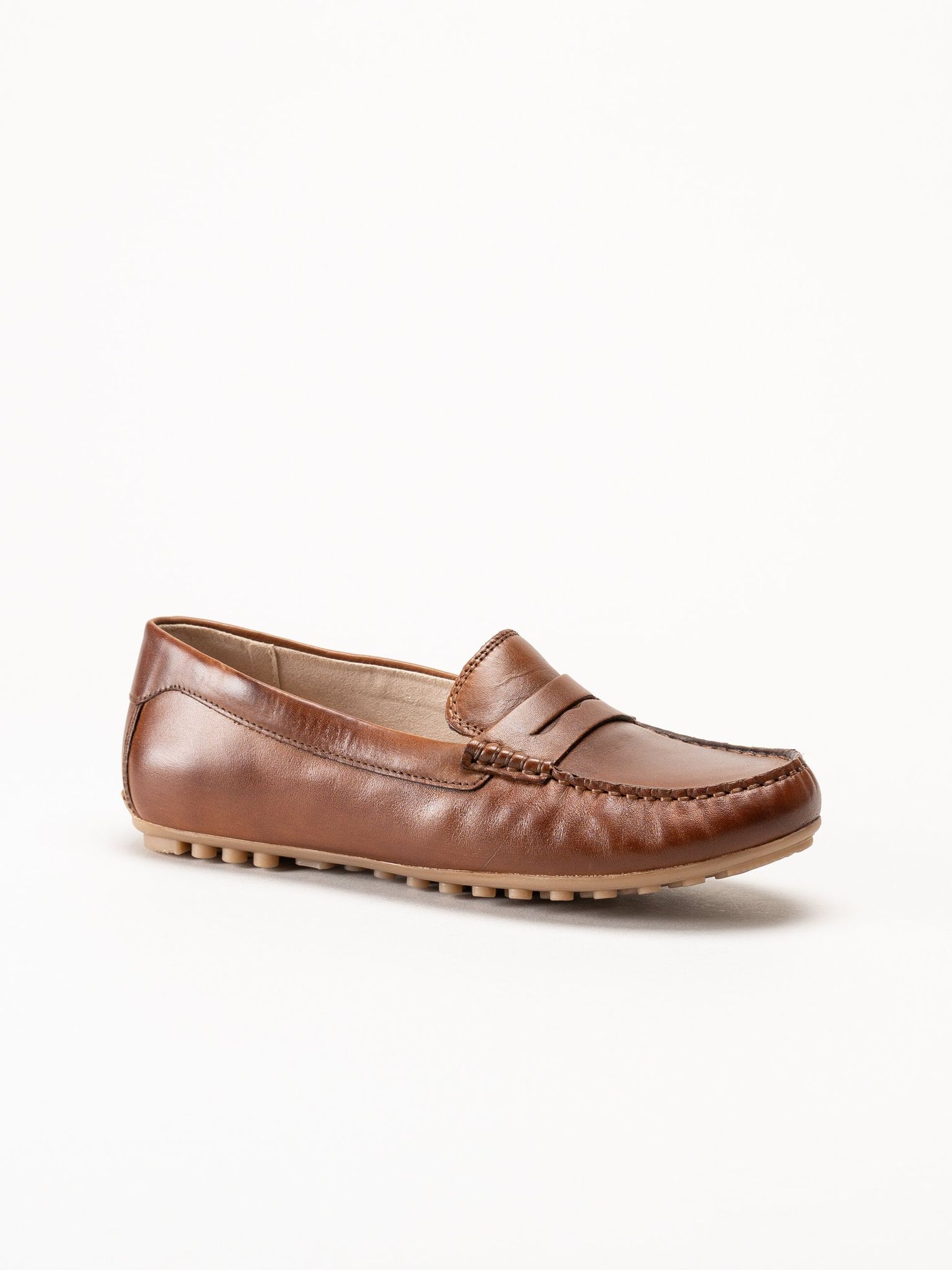 Caprice - Bruna loafers i skinn