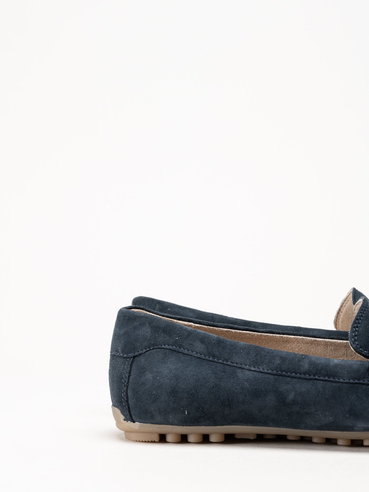 Caprice - Mörkblå loafers i mocka