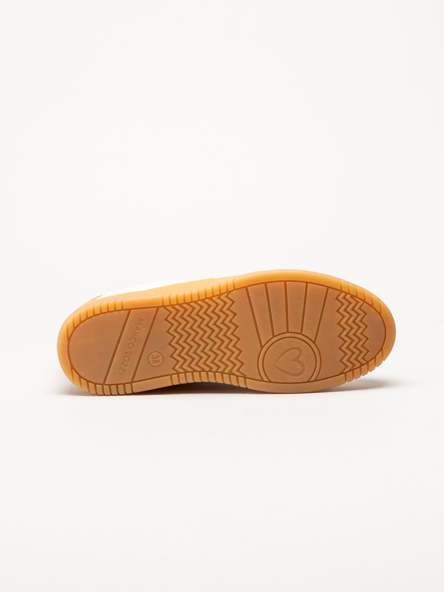 Marco Tozzi - Vita sneakers i skinnimitation