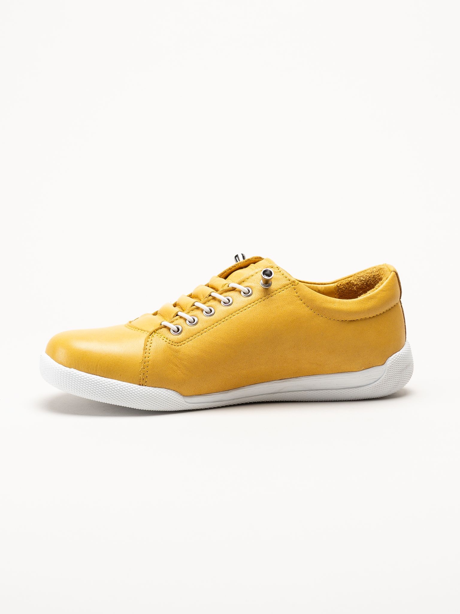 Charlotte of Sweden - Gula sneakers i skinn