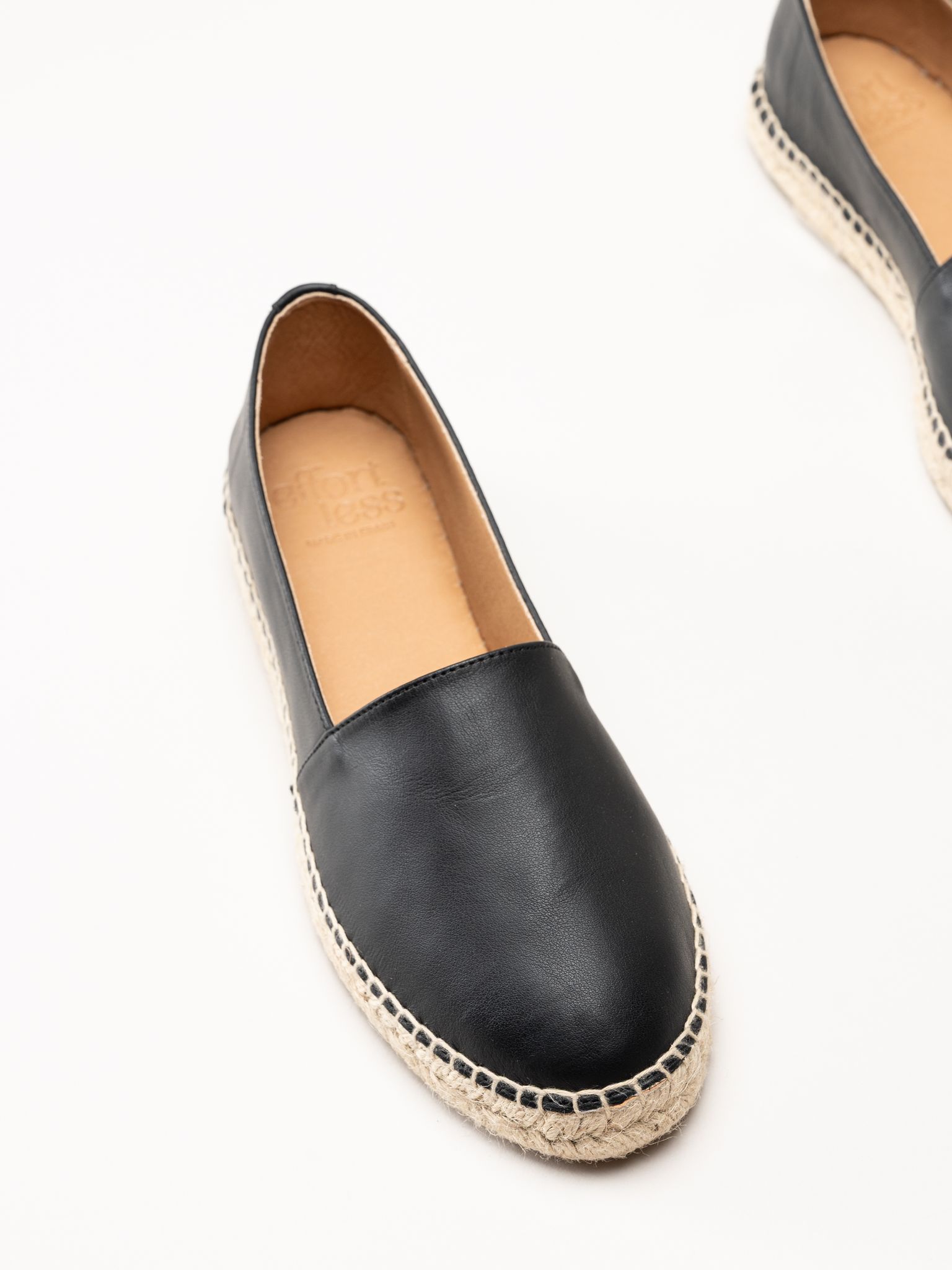 Effortless - Svarta espadrillos