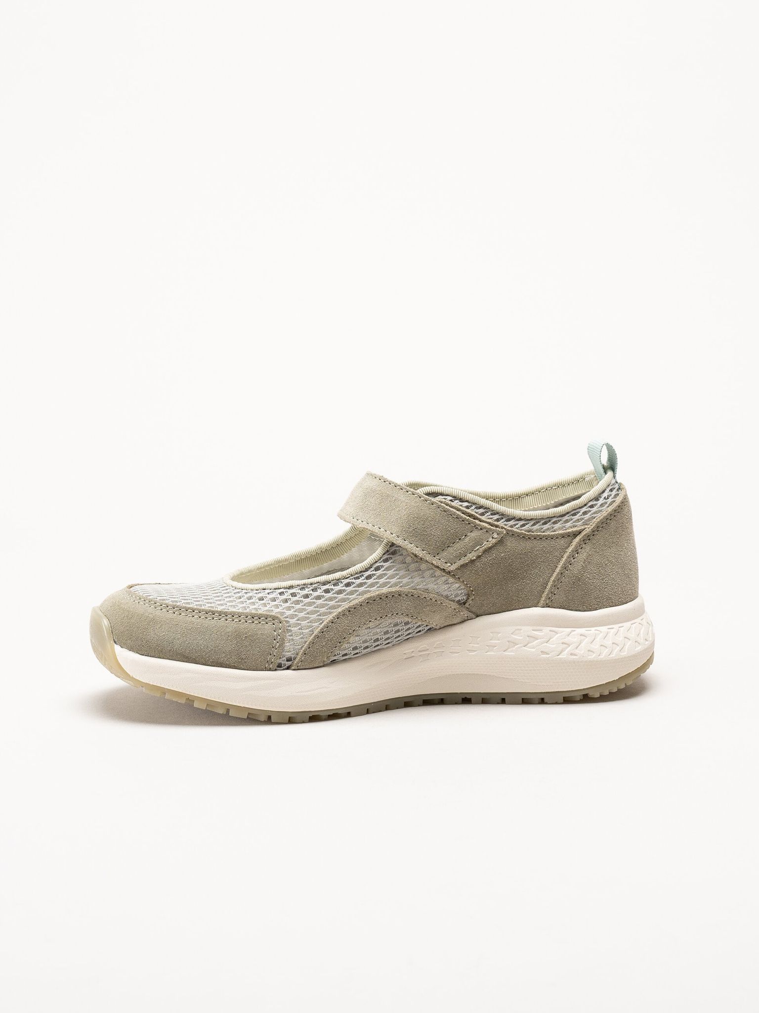 Green Comfort - Zigga Mary Jane - Gröna ballerinaskor i mocka