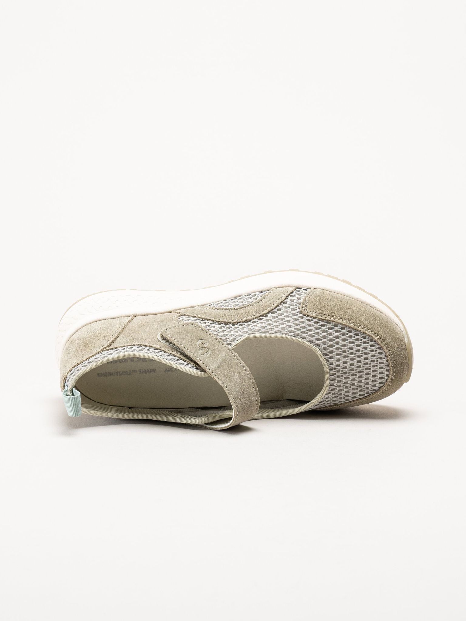 Green Comfort - Zigga Mary Jane - Gröna ballerinaskor i mocka