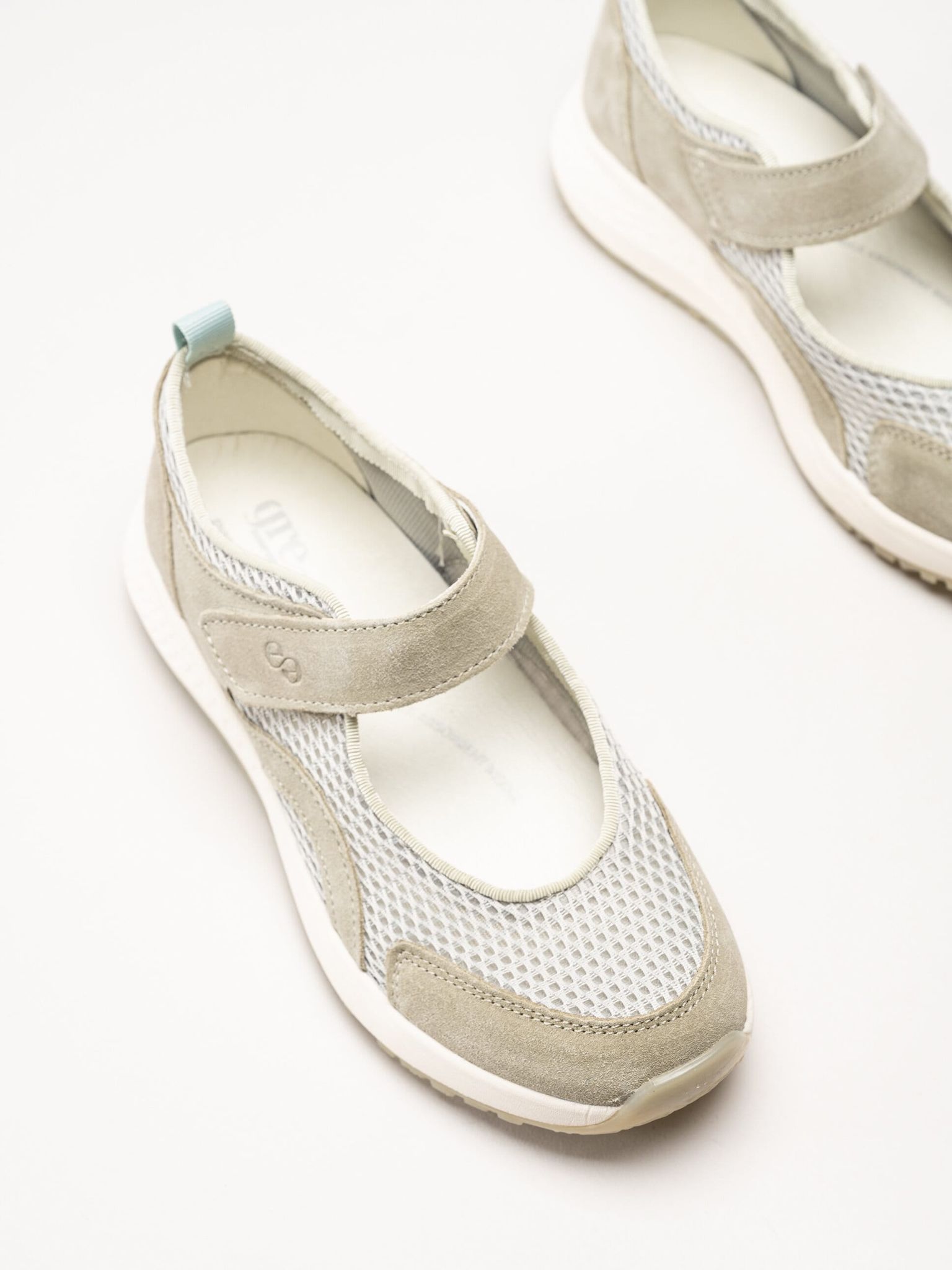 Green Comfort - Zigga Mary Jane - Gröna ballerinaskor i mocka