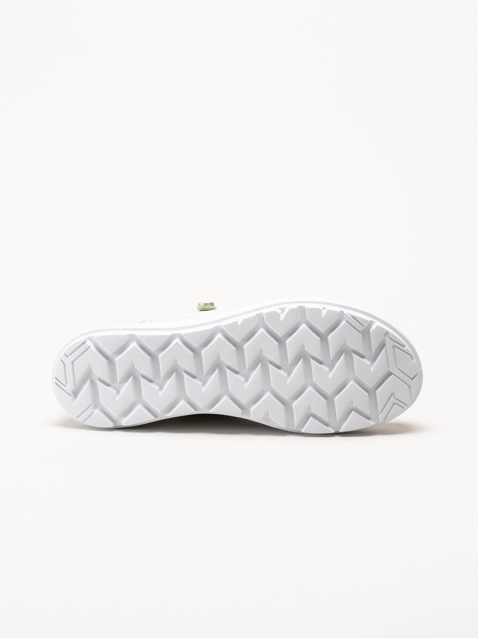 Think - Comoda - Ljusgröna sneakers i mocka