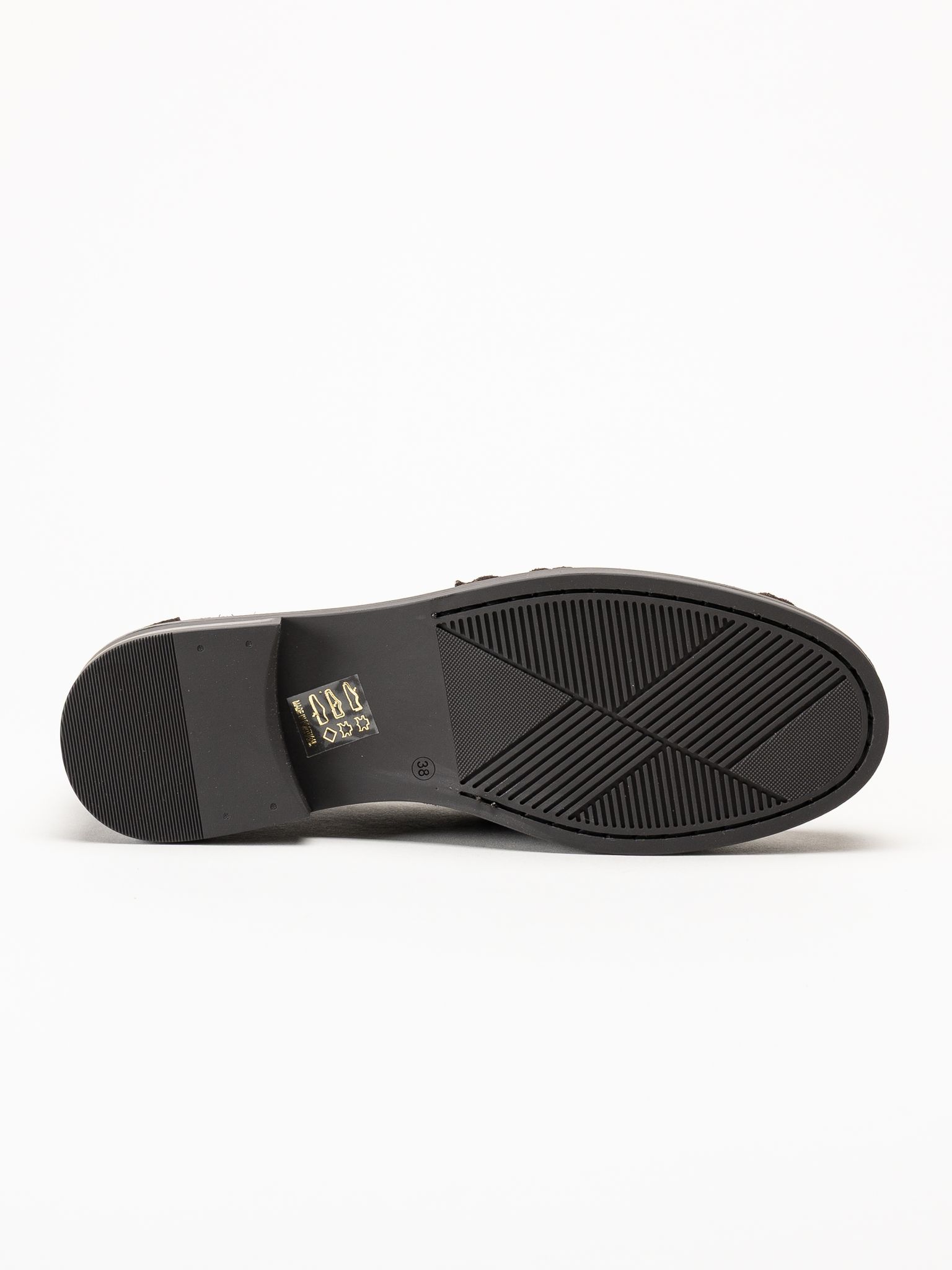 Johnny Bulls - Soho - Mörkbruna loafers i mocka