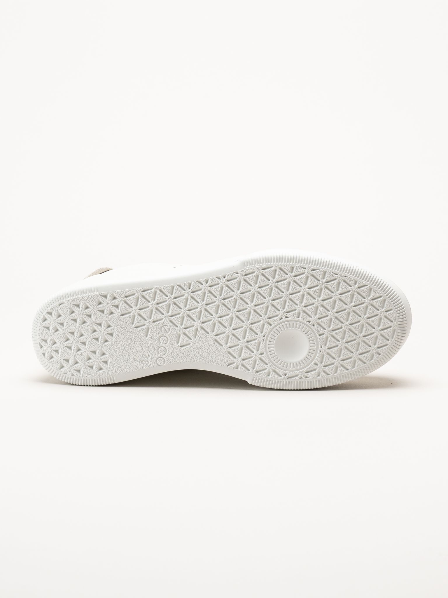 Ecco - Steet Court - Vita sneakers i skinn