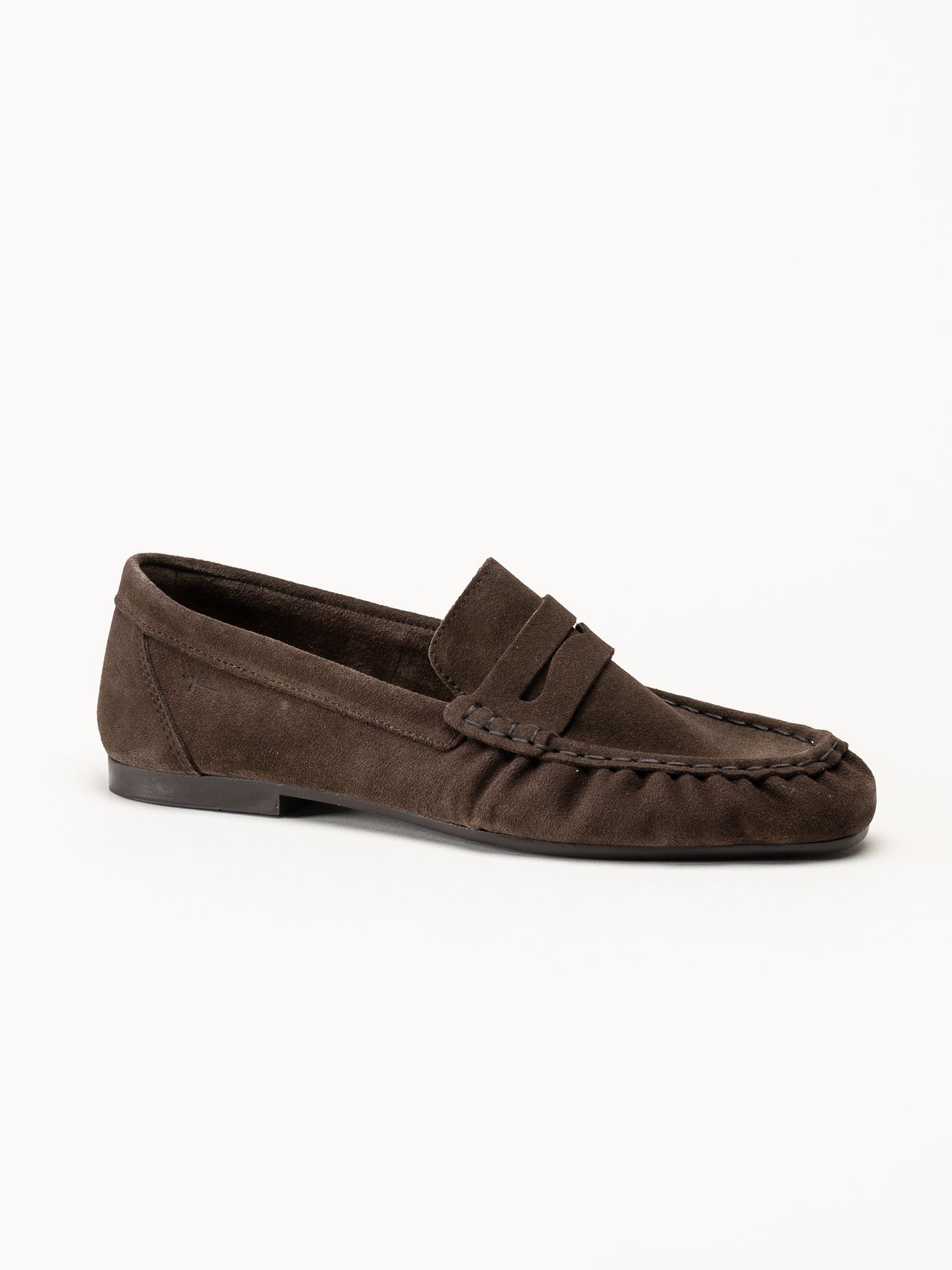 Tamaris - Mörkbruna loafers