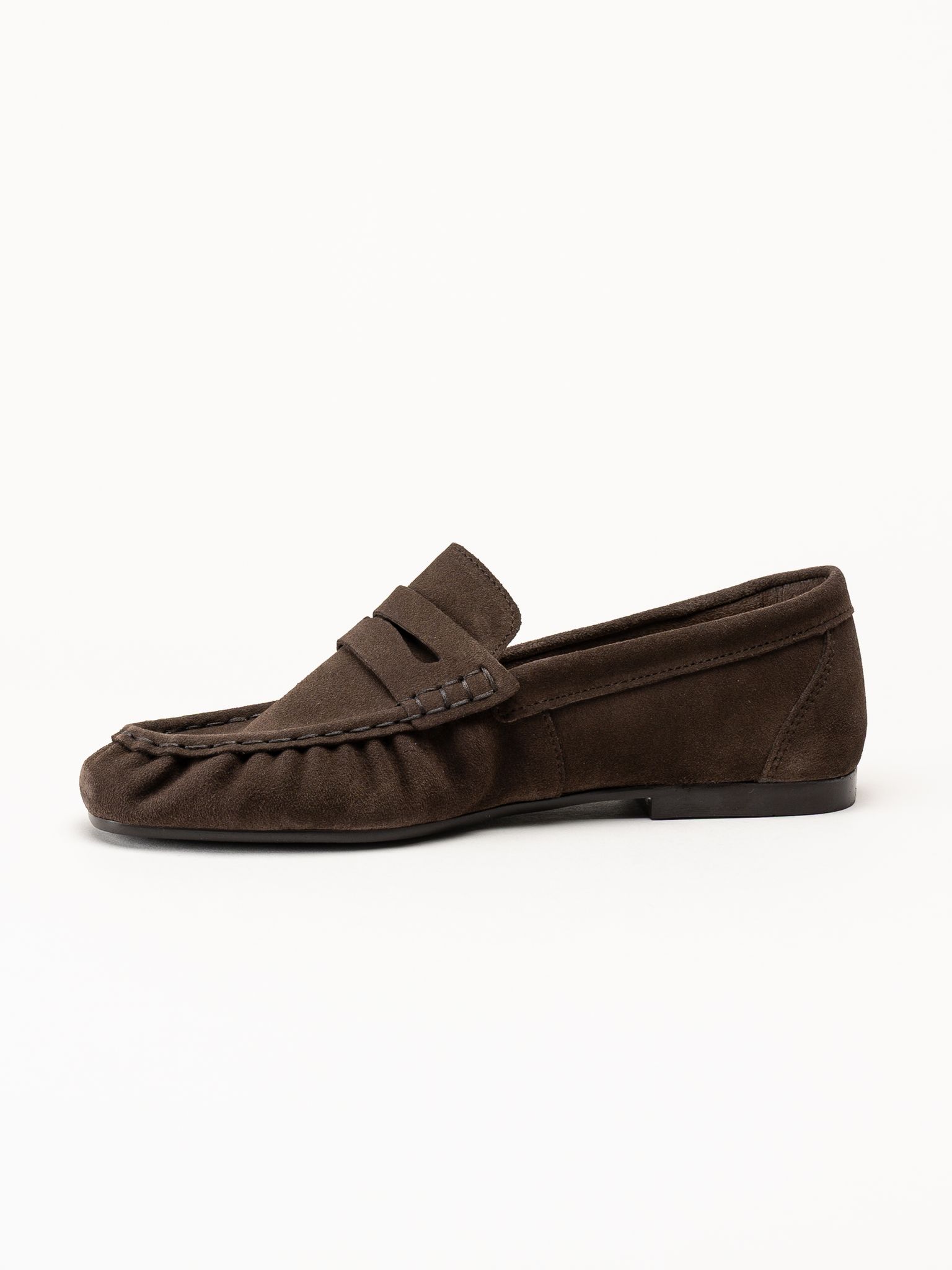 Tamaris - Mörkbruna loafers