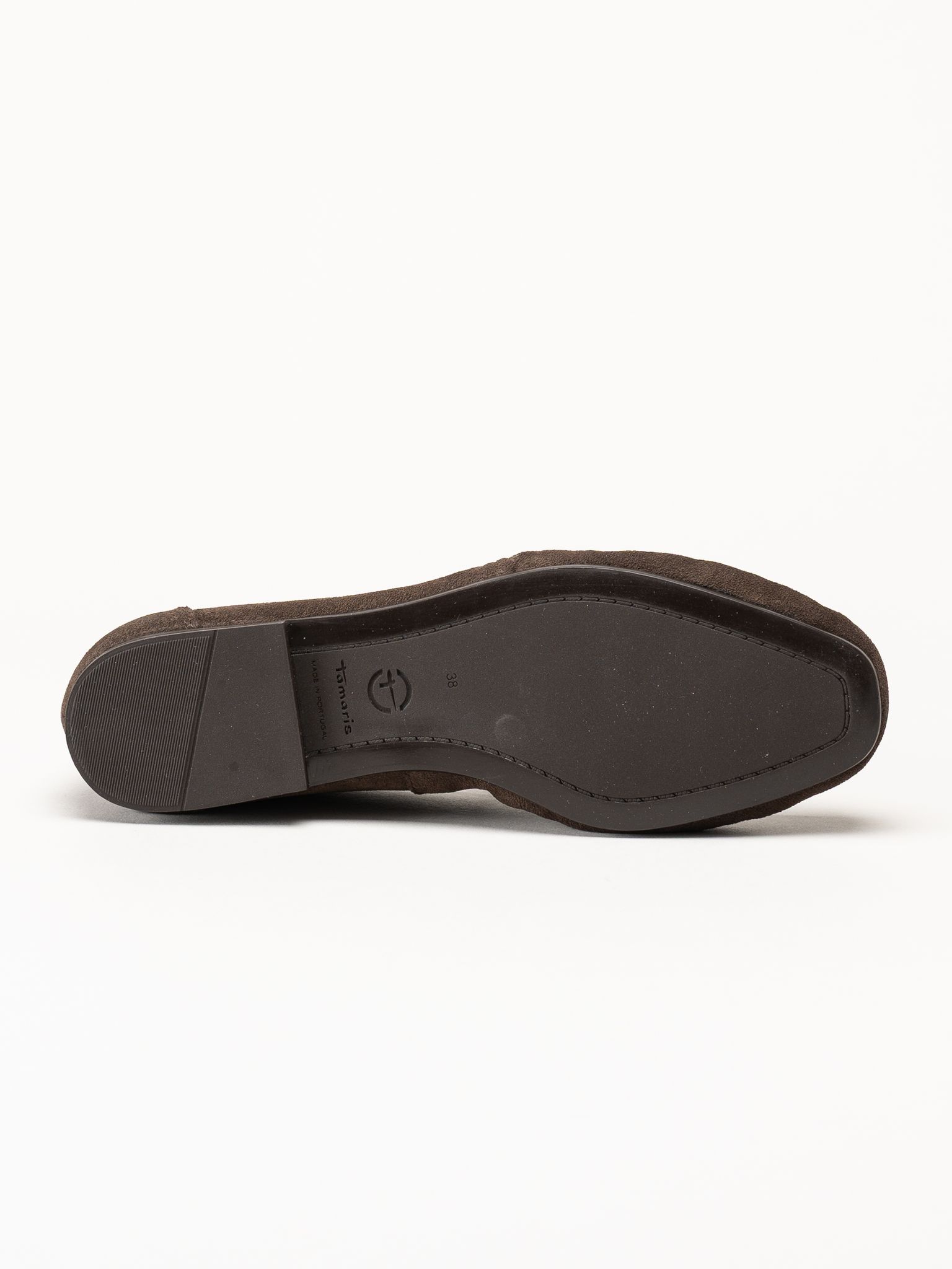 Tamaris - Mörkbruna loafers