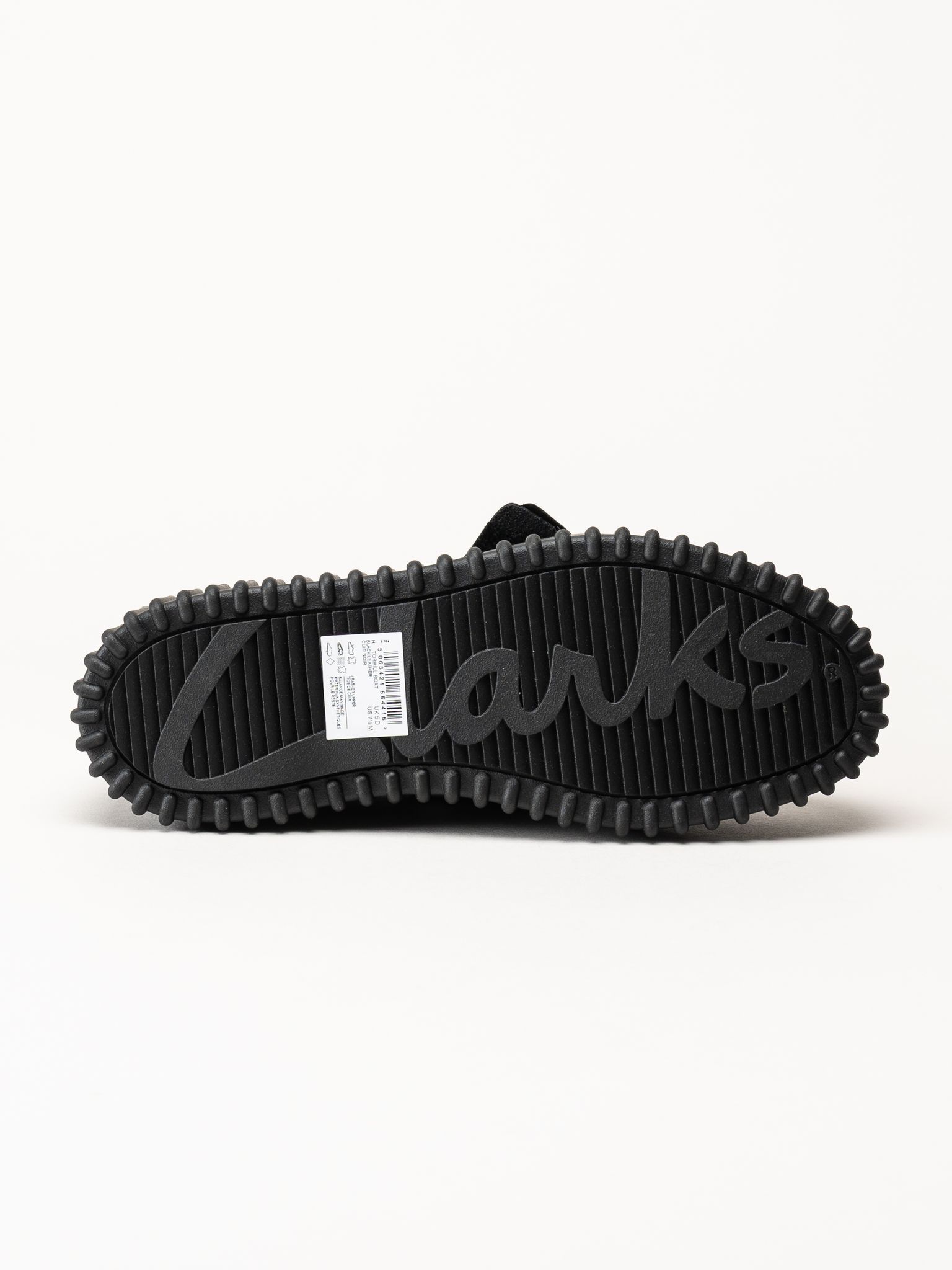 Clarks - Torhill Boat - Svarta snörskor