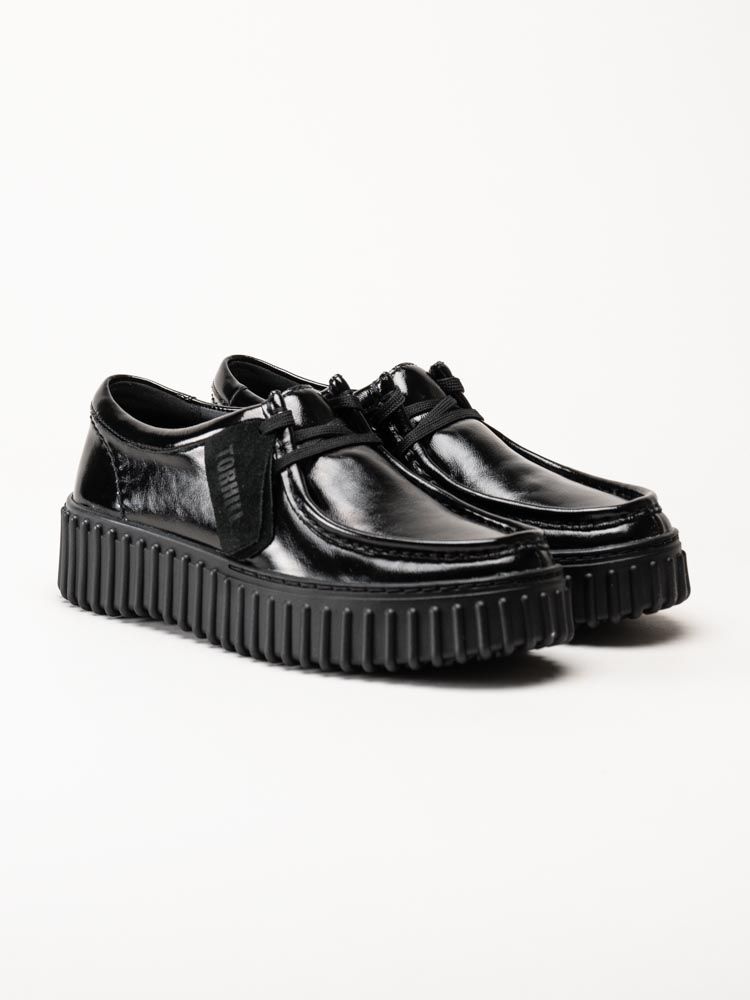 Clarks - Torhill Bee - Svarta snörskor