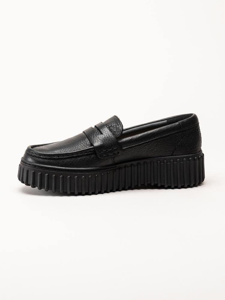 Clarks - Torhill Penny - Svarta loafers