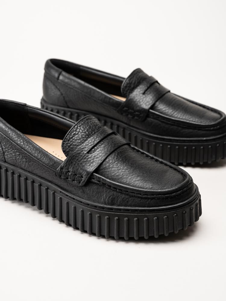 Clarks - Torhill Penny - Svarta loafers