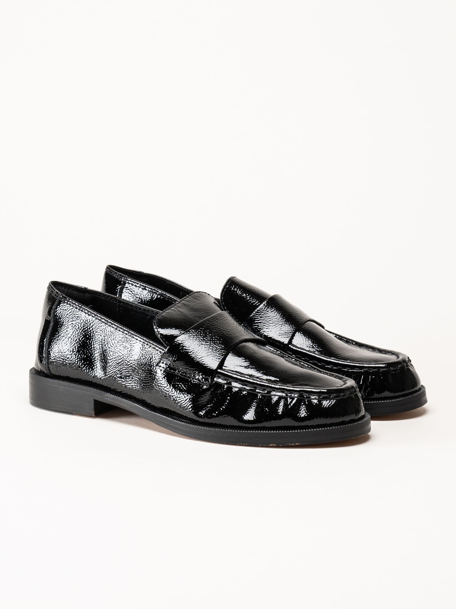 Clarks - Straven2 Step - Svarta loafers