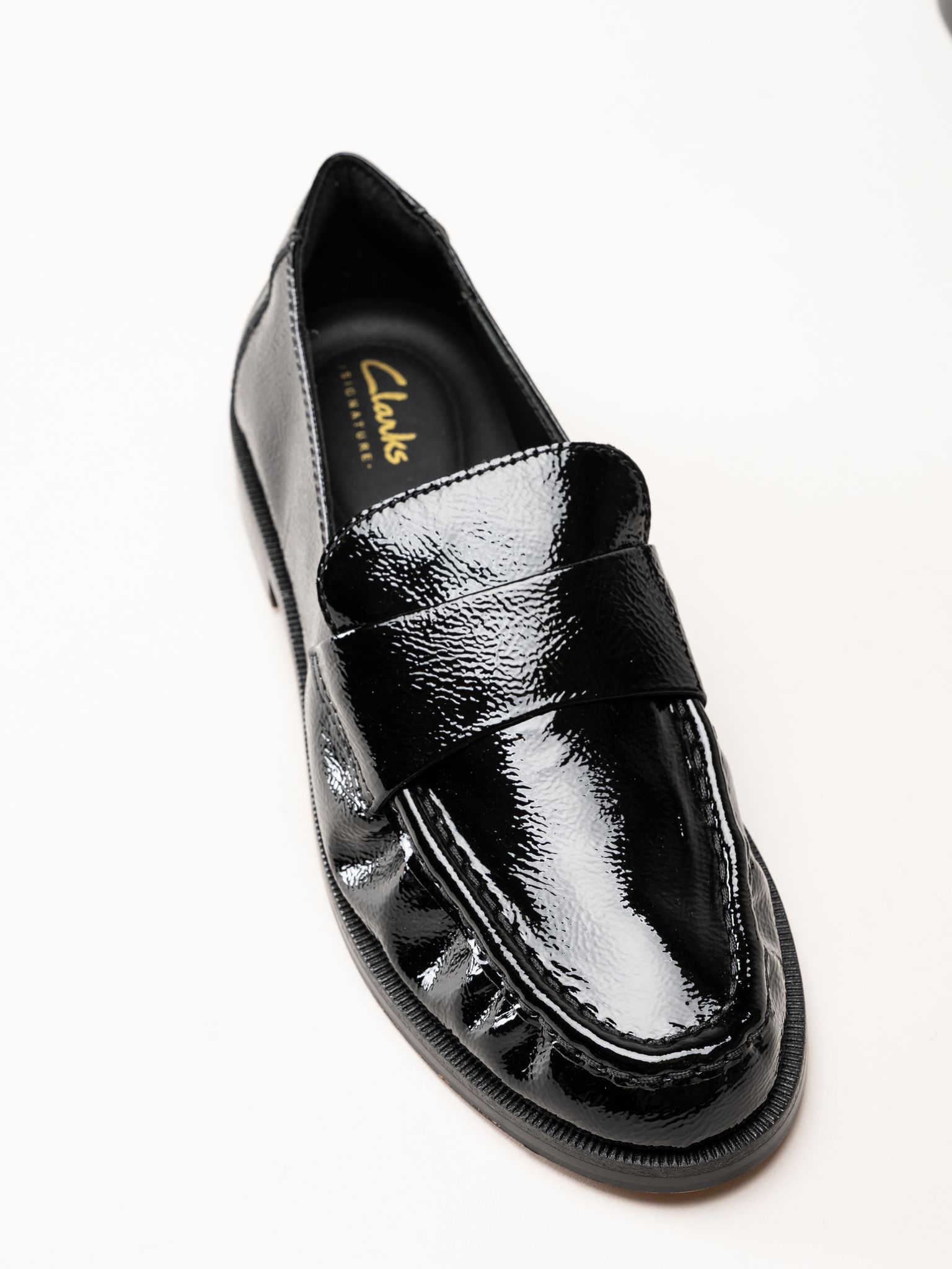 Clarks - Straven2 Step - Svarta loafers