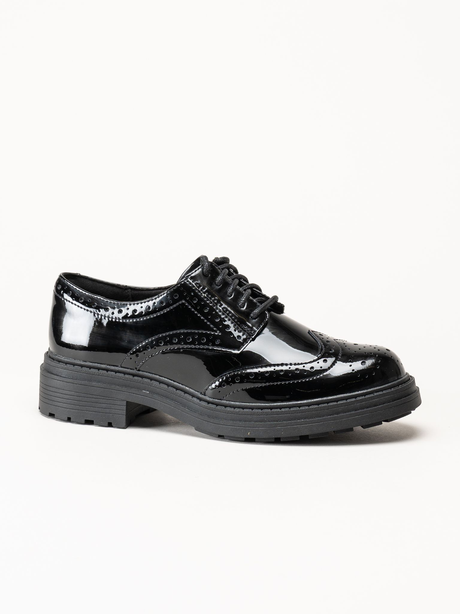 Clarks - Orinoco3 Derby - Svarta lågskor i lack