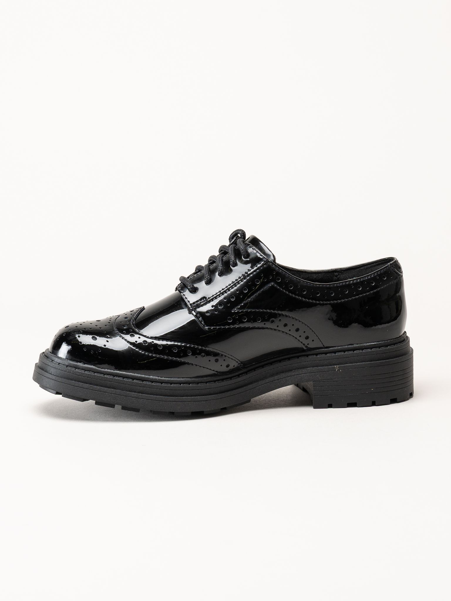 Clarks - Orinoco3 Derby - Svarta lågskor i lack