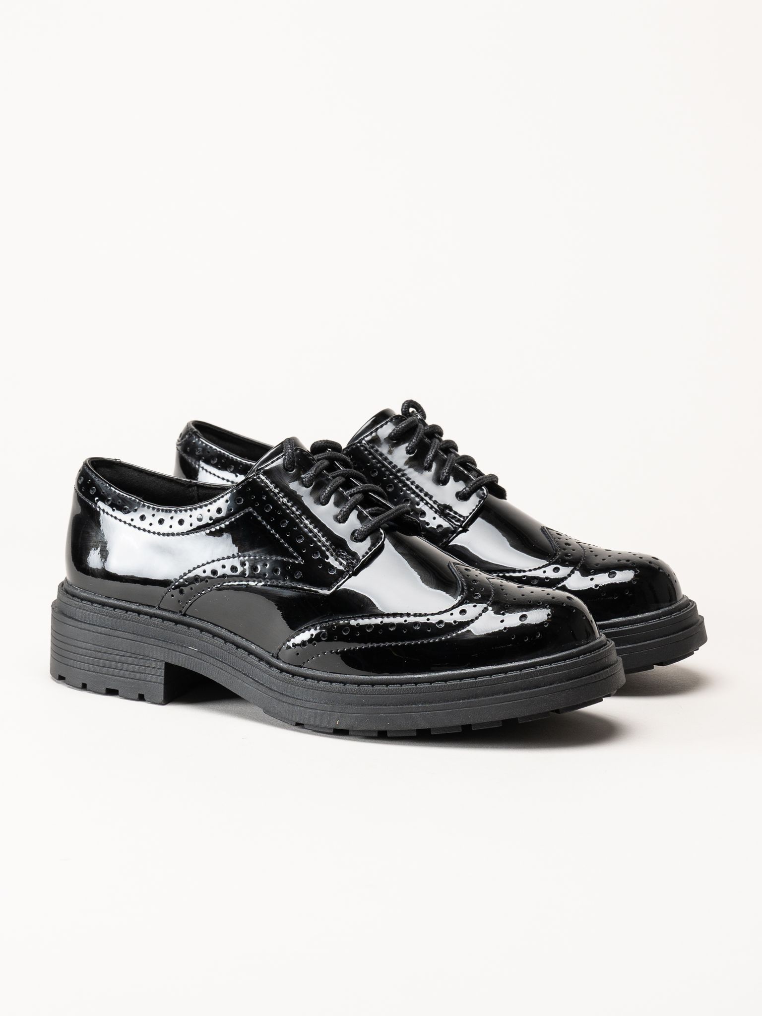 Clarks - Orinoco3 Derby - Svarta lågskor i lack