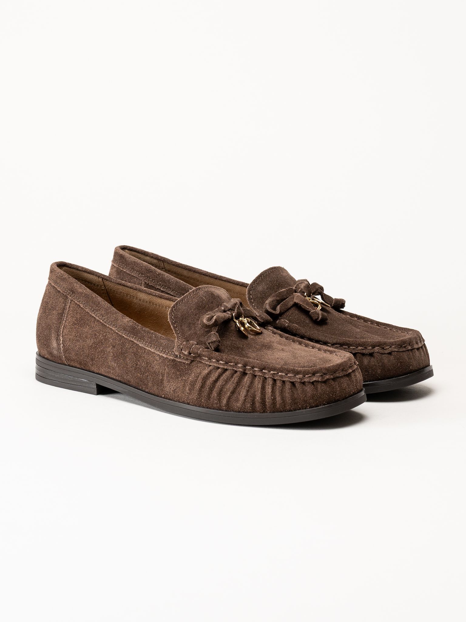 Gabor - Mörkbruna loafers
