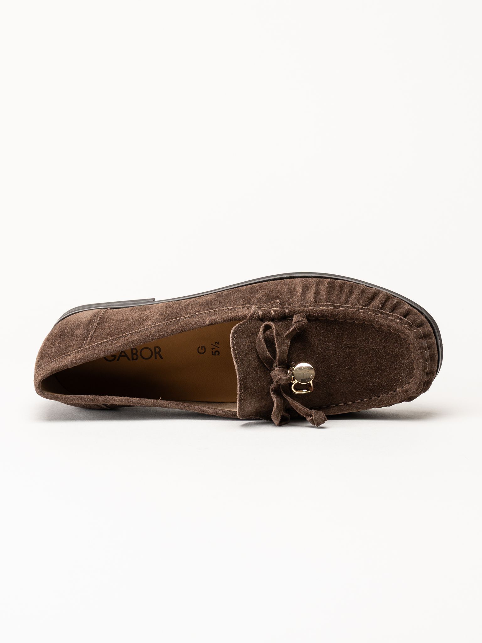 Gabor - Mörkbruna loafers