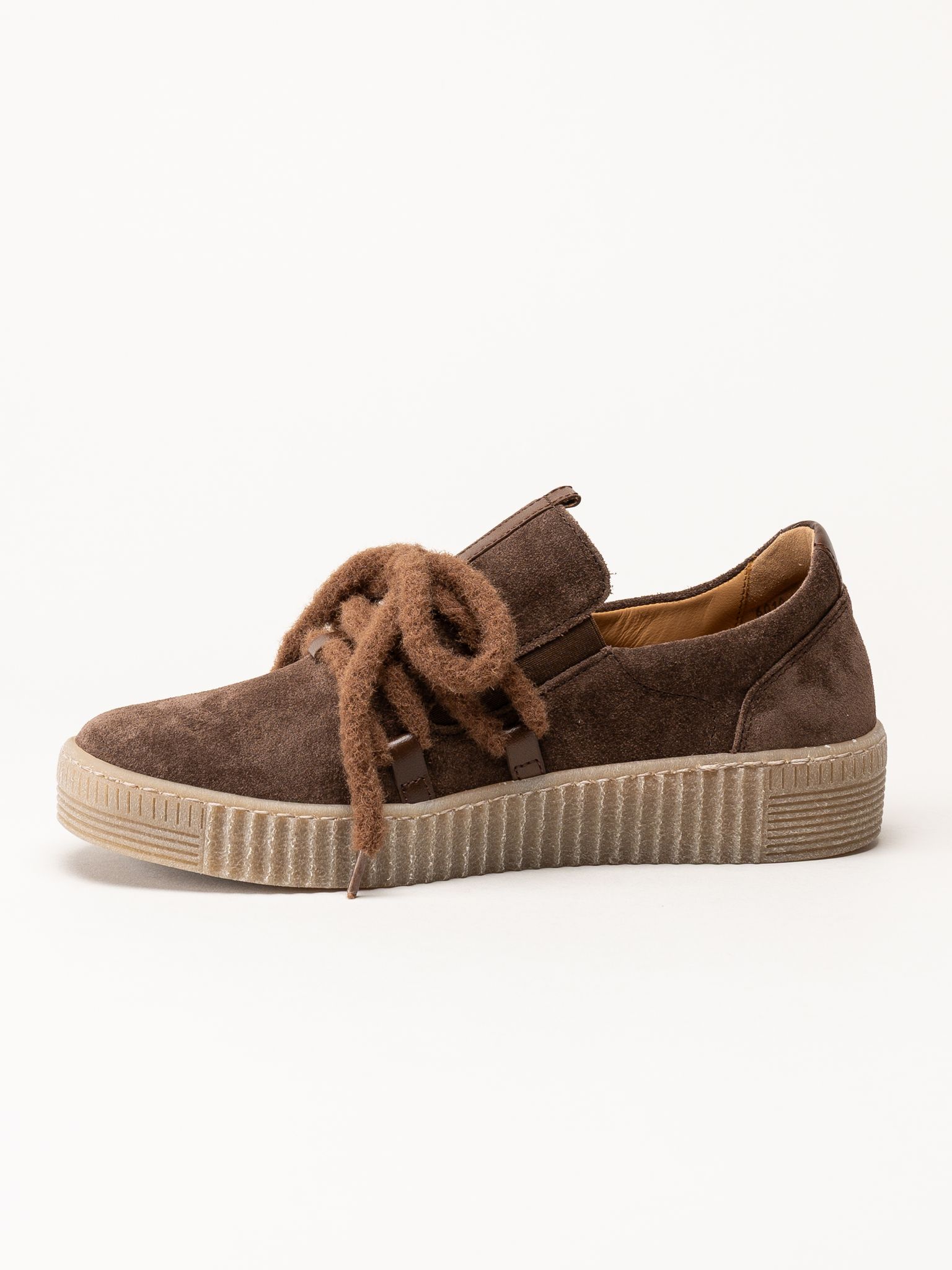 Gabor - Bruna sneakers i mocka