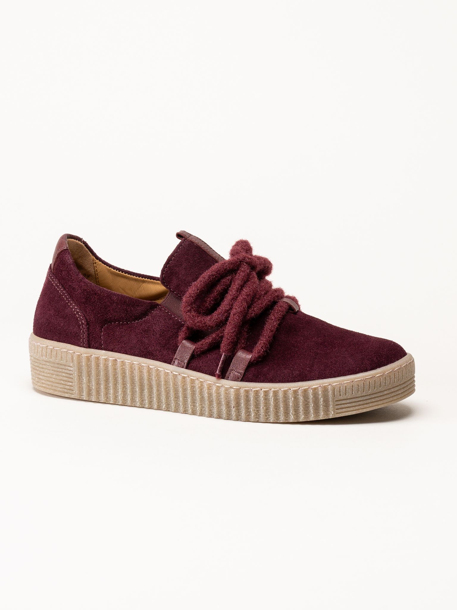 Gabor - Vinröda sneakers