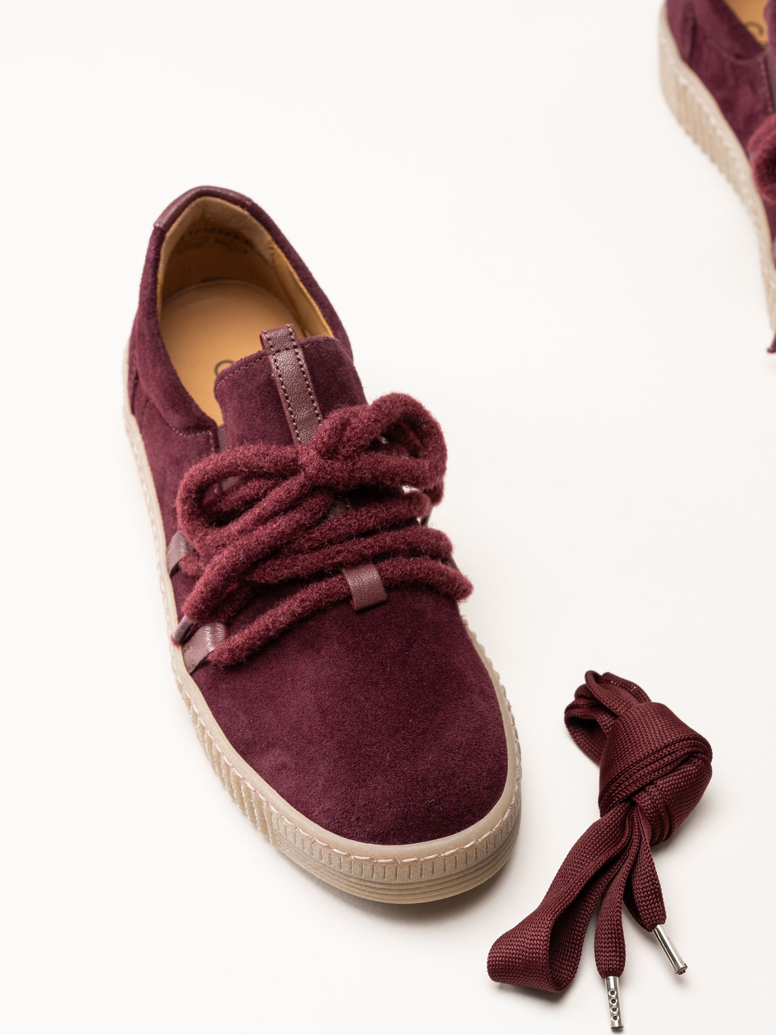 Gabor - Vinröda sneakers