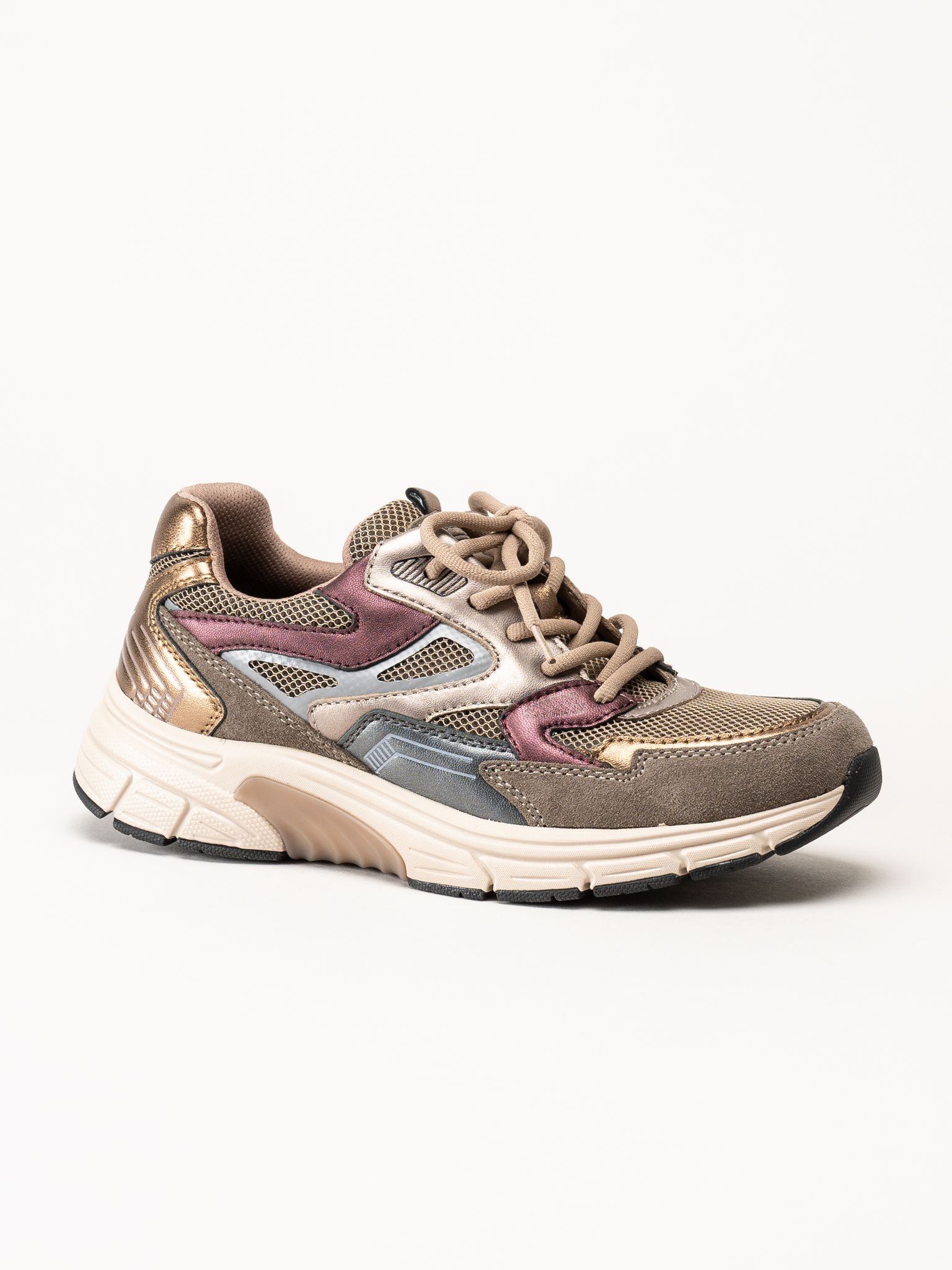 Gabor - Bronsfärgad sneakers