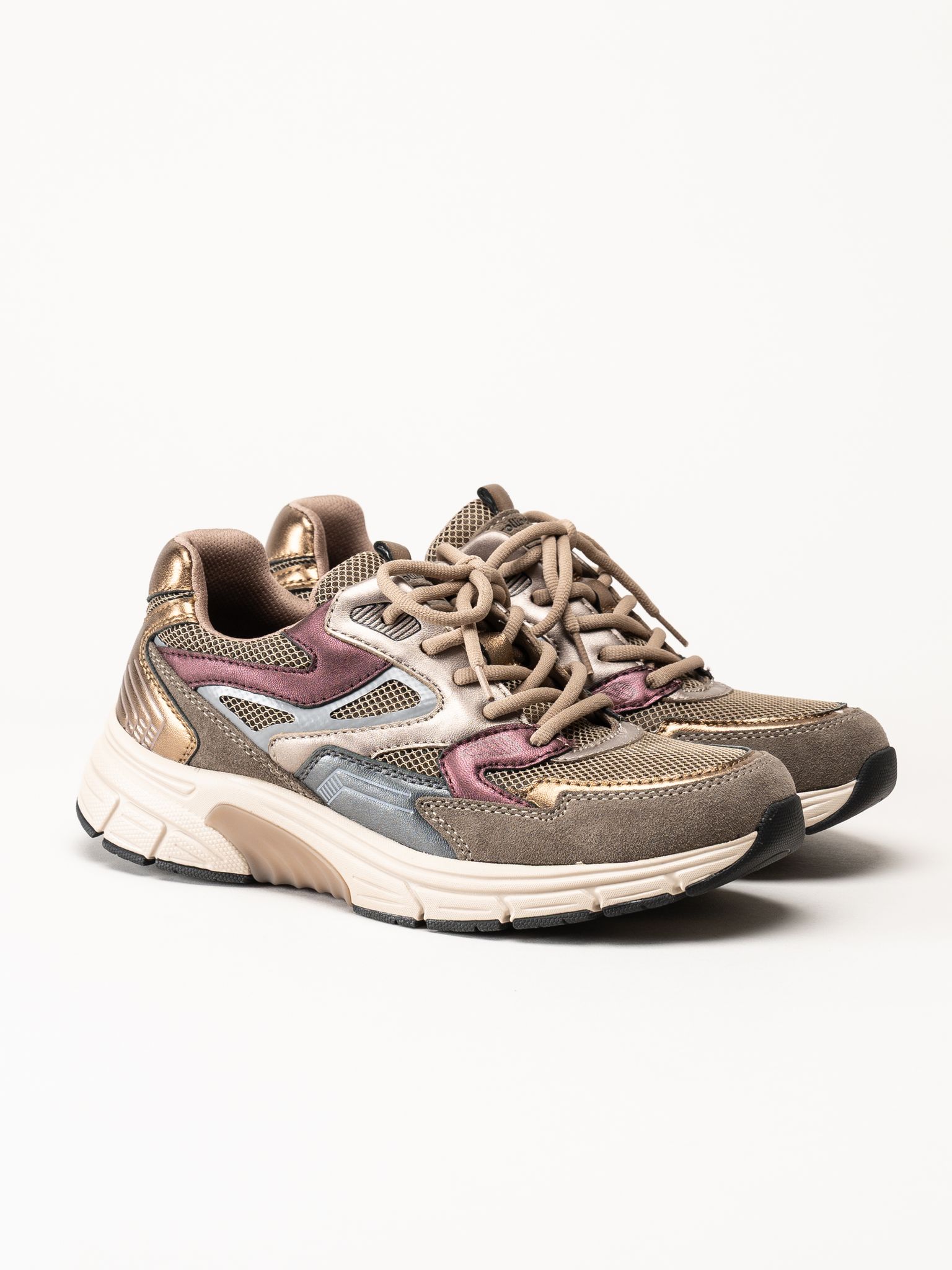 Gabor - Bronsfärgad sneakers